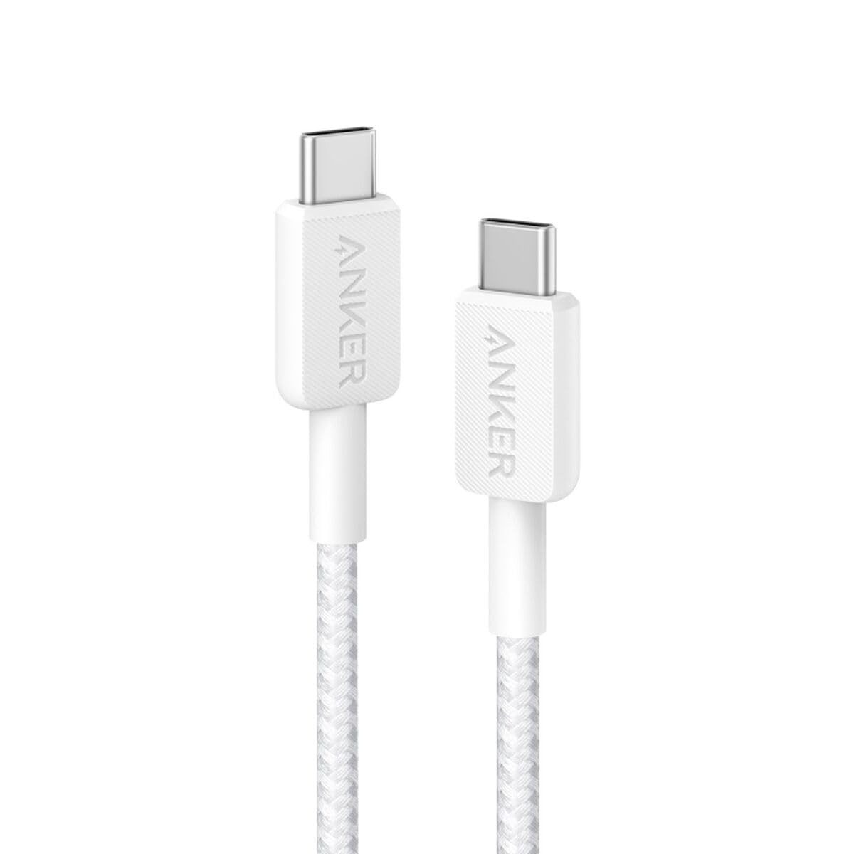 Anker A81F5G21 Computer-Kabel, USB-C Kabel, 0,9 m, Weiß, Männlich zu Männlich