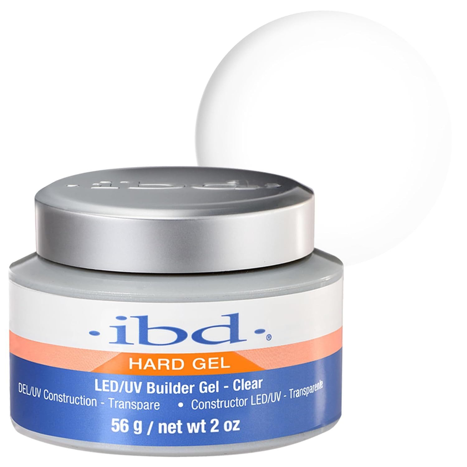 IBD UV-Gel IBD LED/UV Builder Gel Clear Premium Nagelaufbau 56 g