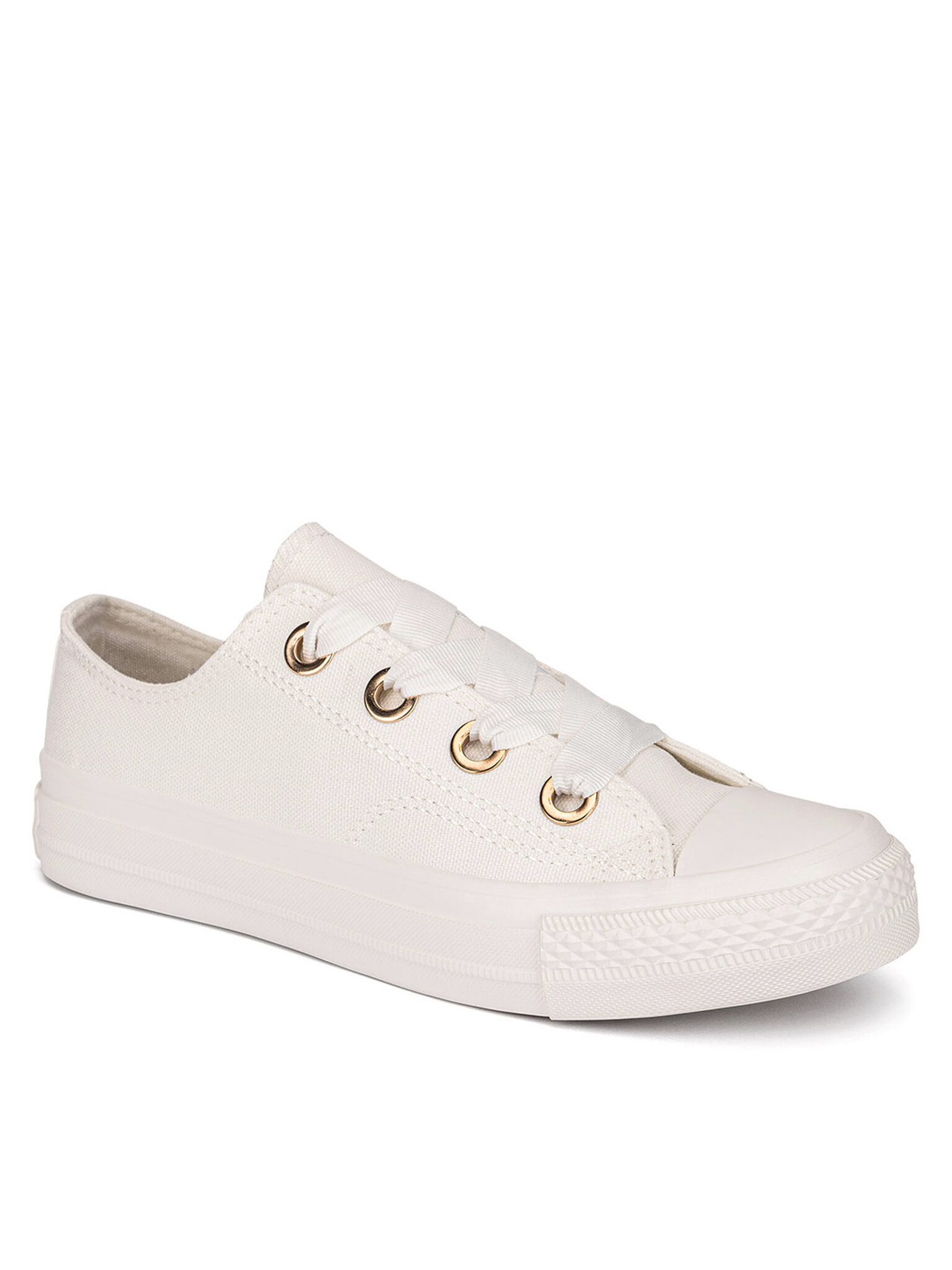 Jenny Fairy Jenny Fairy Sneakers aus Stoff Damen WFA2915-1 Weiß Sneaker günstig online kaufen