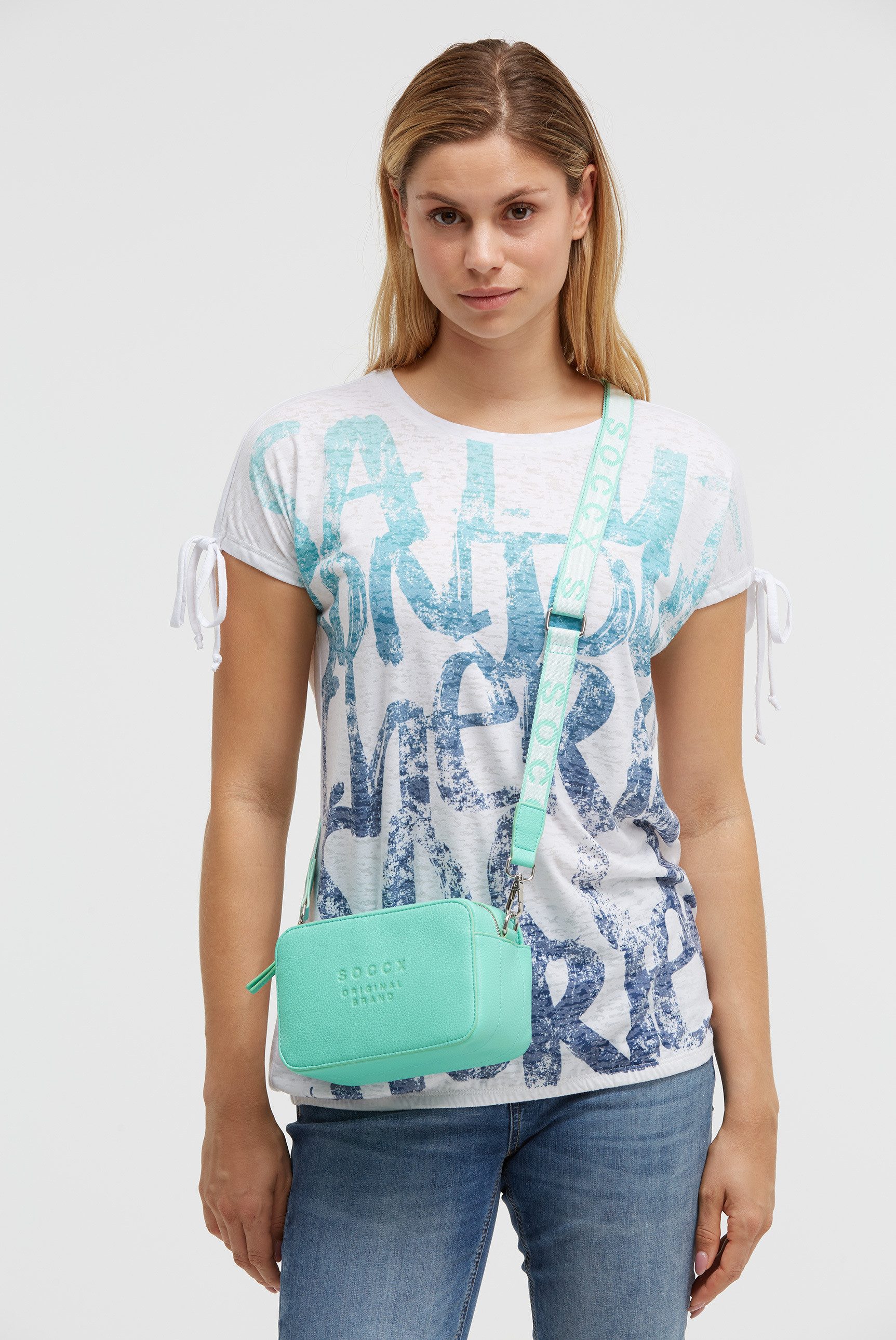 SOCCX Umhängetasche, mit abnehmbarem Schulterriemen