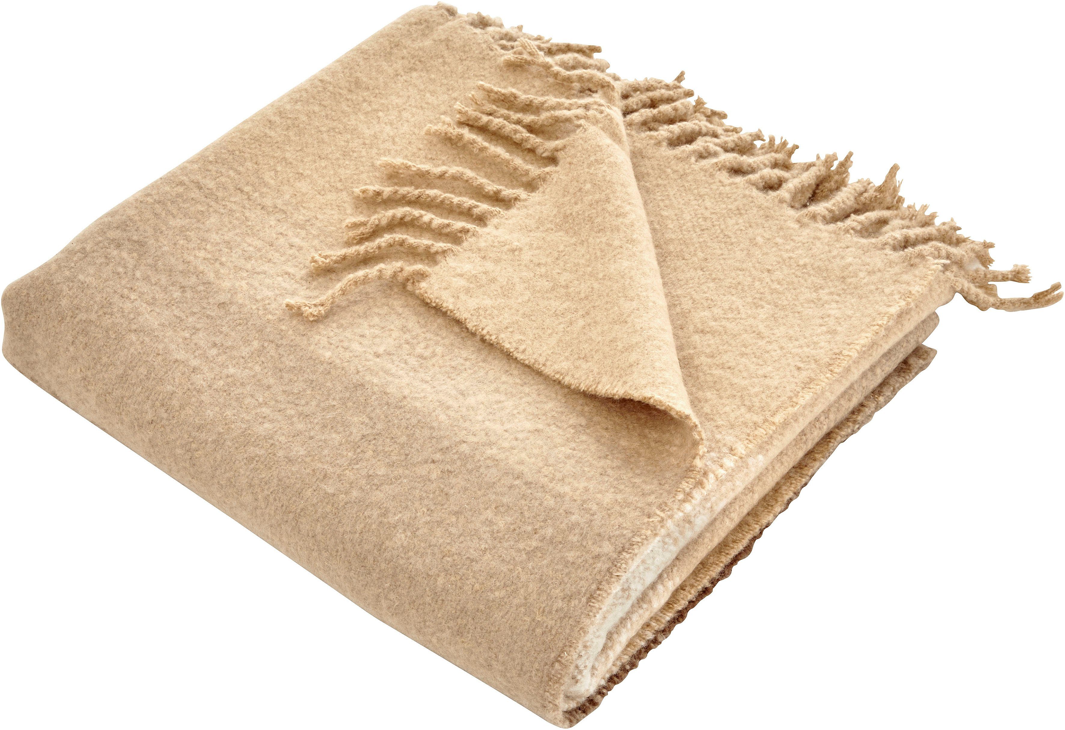 Wohndecke Bouclé garngefärbt, OTTO home, mit Farbverlauf
