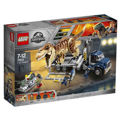 LEGO® Konstruktionsspielsteine »LEGO® Jurassic World™ - T. rex Transport«, (Set, 609 St)