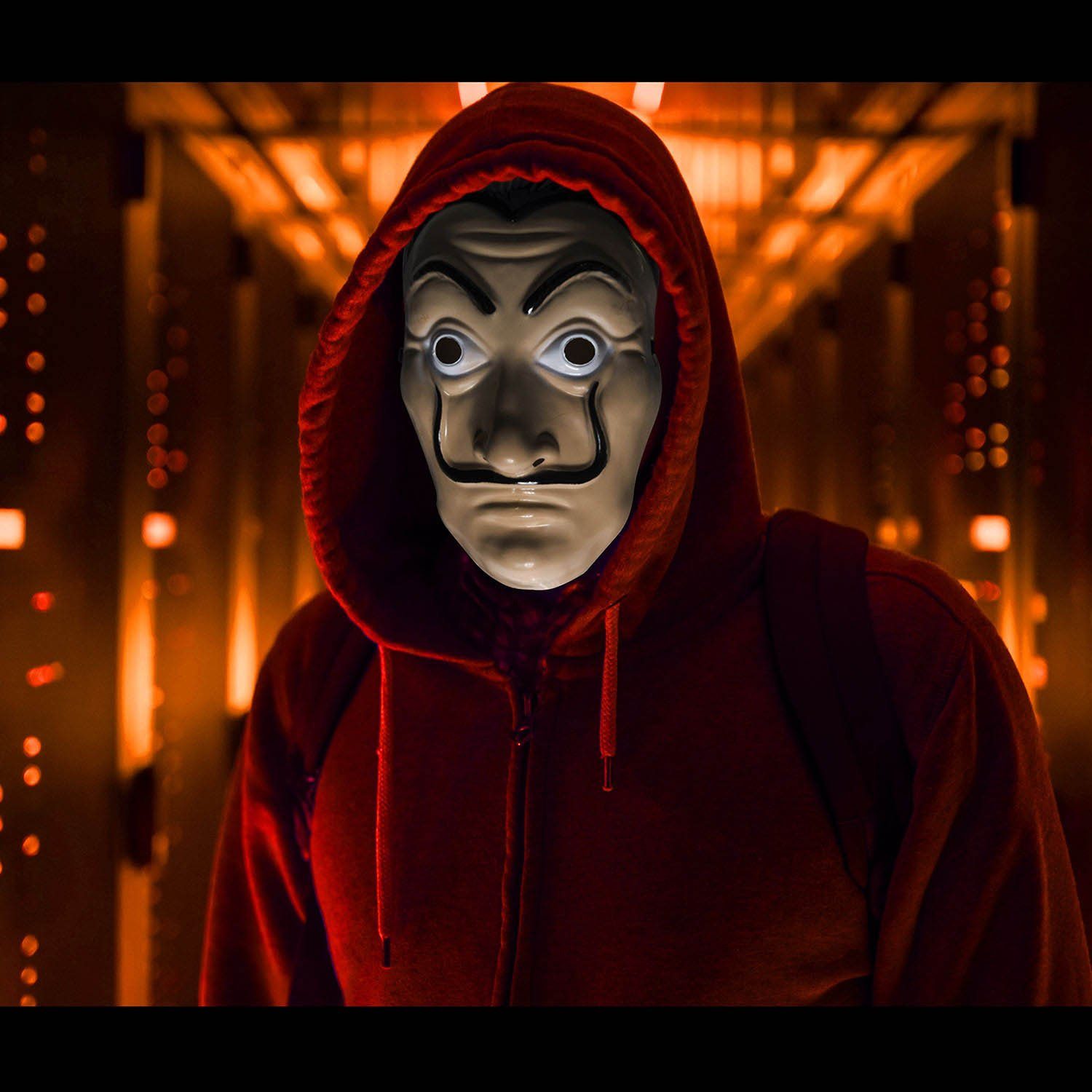 Goods+Gadgets Verkleidungsmaske Salvador Dali Maske, Halloween Motto Party günstig online kaufen