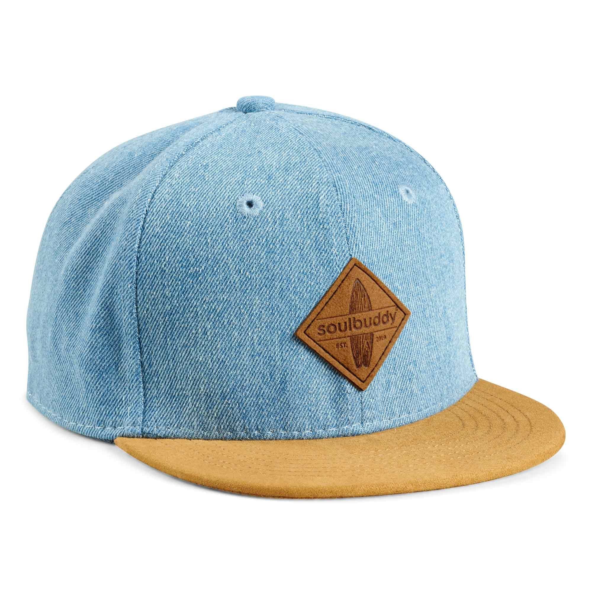 Soulbuddy Snapback Cap für Kinder, Kinder Cap, Cappy für Jungen Mädchen, Kinder Mütze (Minimalisches Design, Für Kita, Kindergarten & Schule) 3 Kids Größen verfügbar