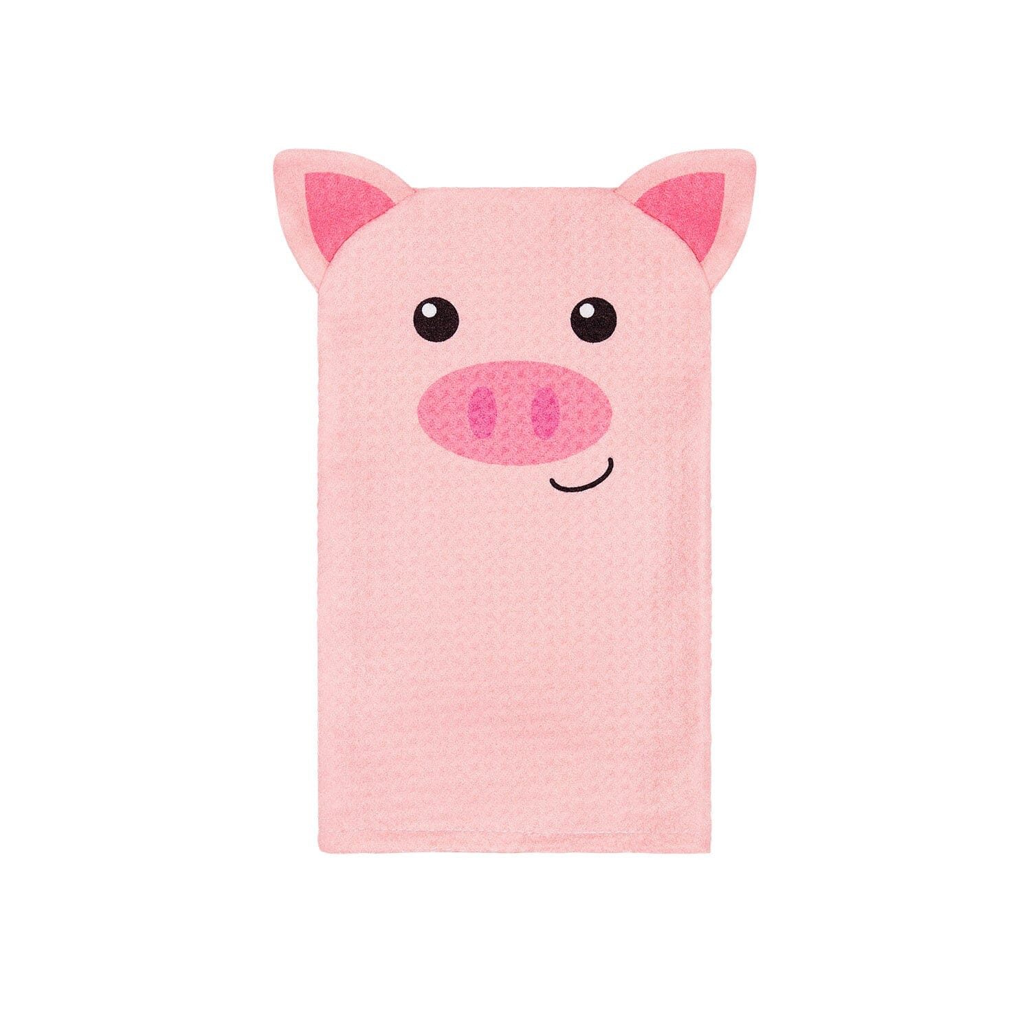 Dock & Bay LTD c/o Waschhandschuh Dock & Bay Waschhandschuh im Schweinchen-Design 25x15cm