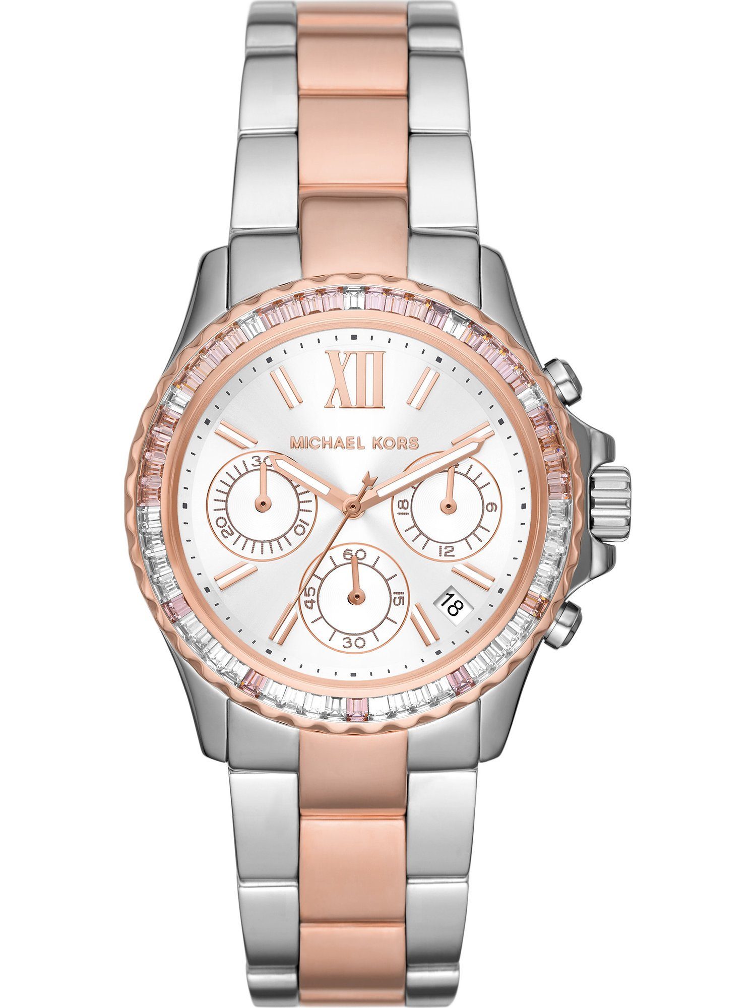 MICHAEL KORS Chronograph Michael Kors Damen-Uhren Analog Quarz