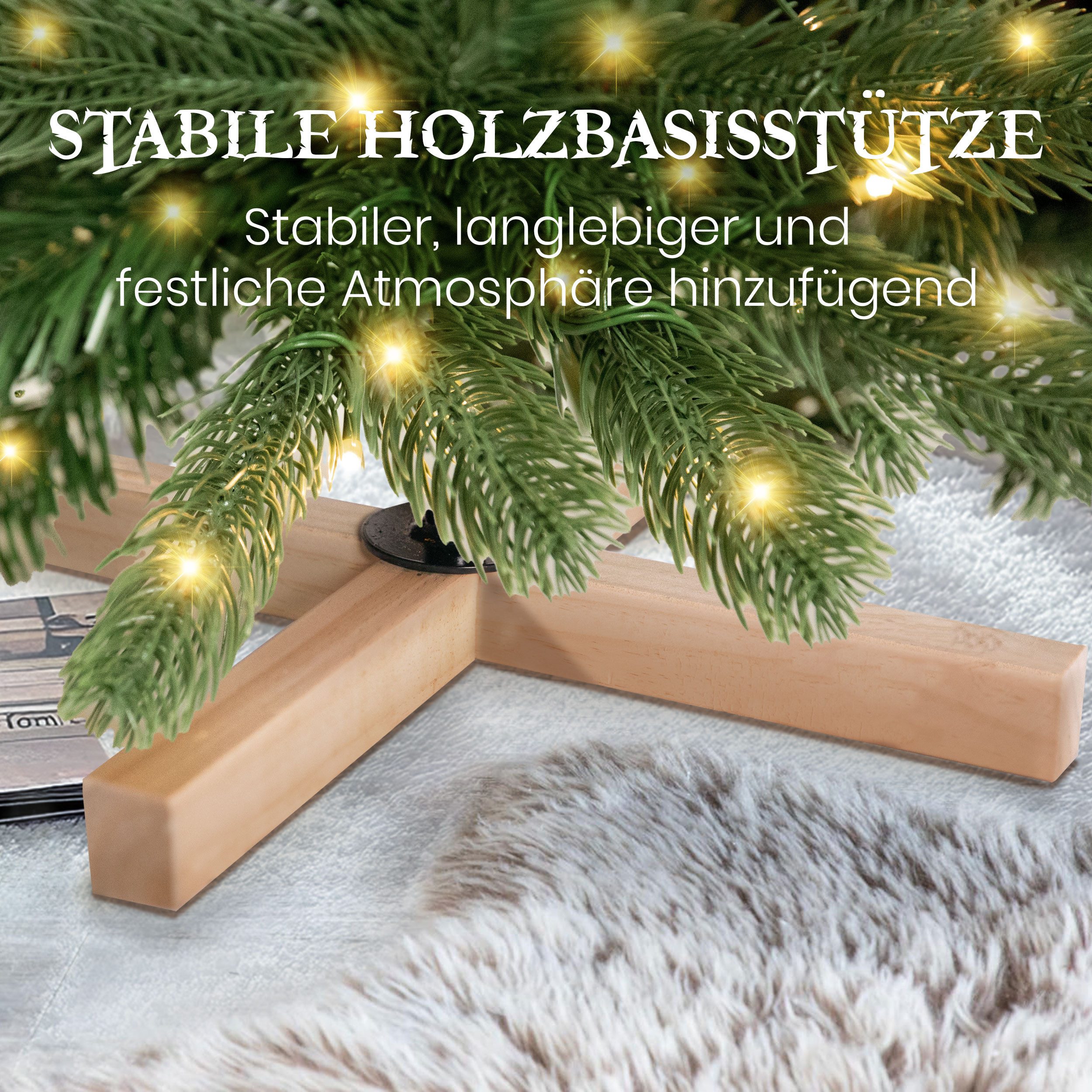 Sinaopus Künstlicher Weihnachtsbaum Künstlich Tannenbaum mit Beleuchtung, H günstig online kaufen