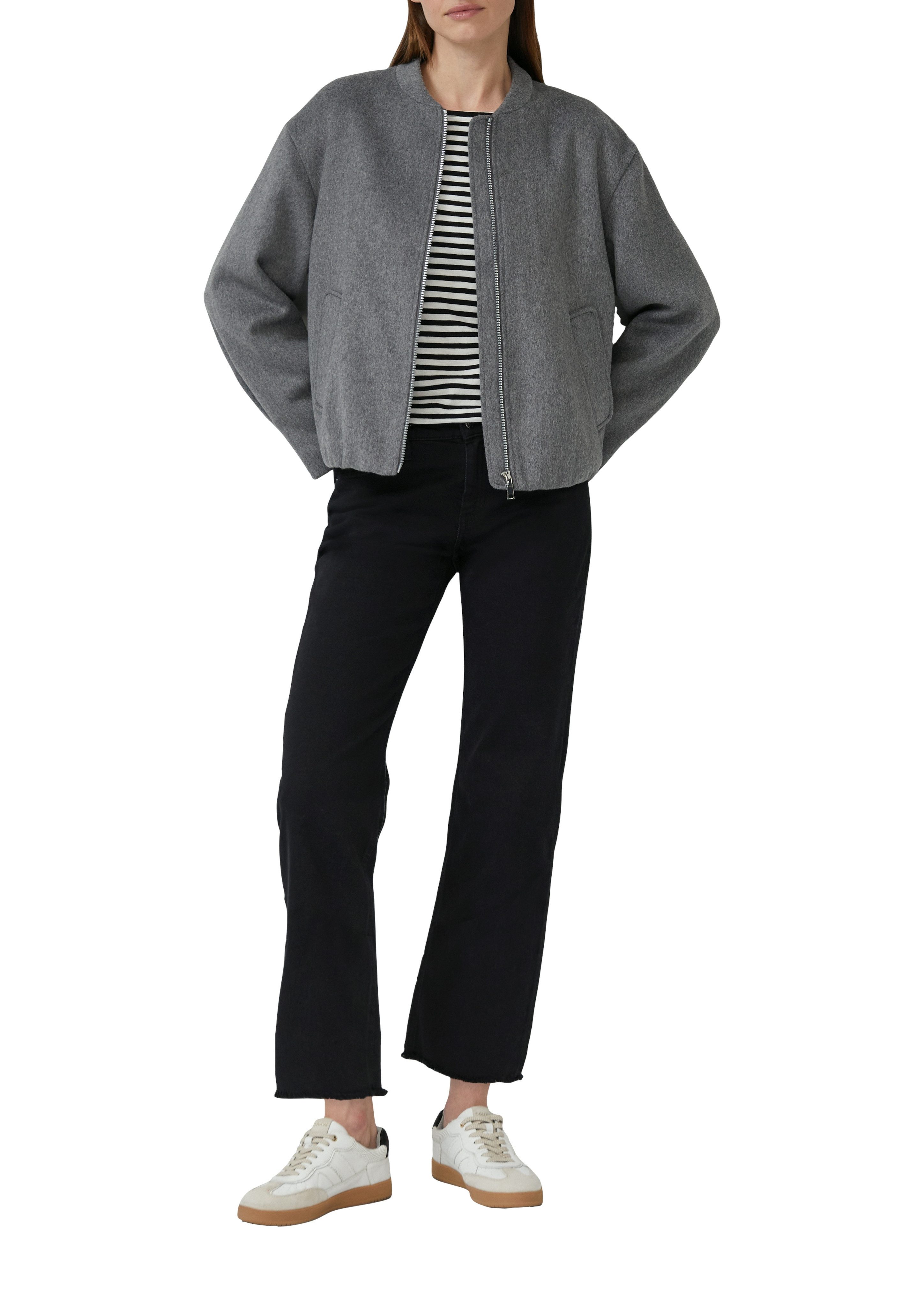 s.Oliver Langarmshirt mit Streifen Muster günstig online kaufen