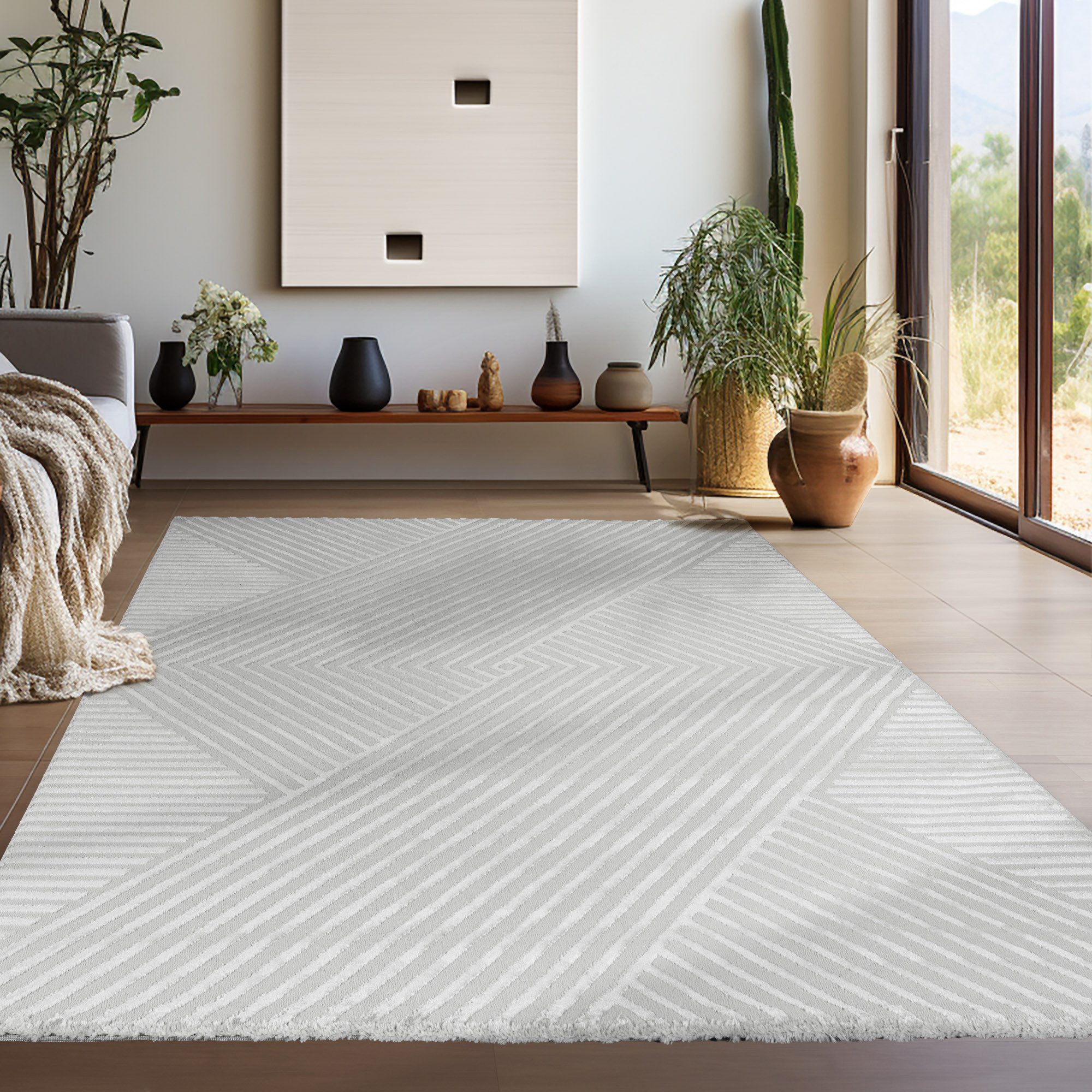 Teppium Teppich Skandinavisches Boho Muster, Rechteckig, günstig online kaufen