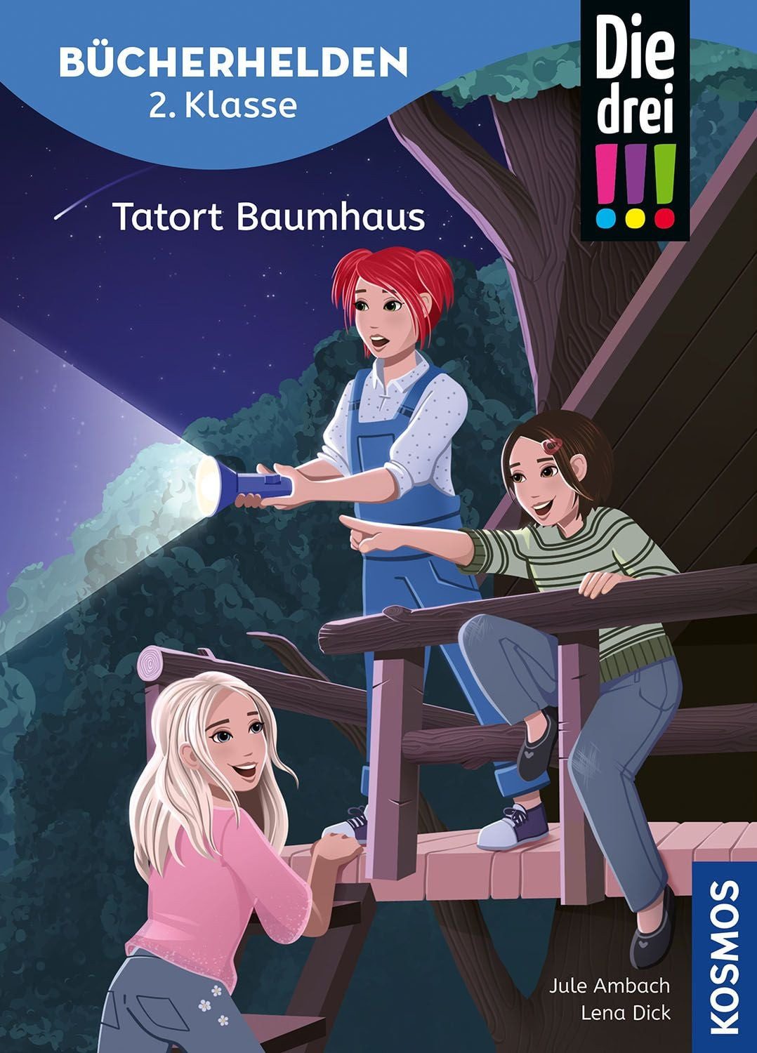 Die drei !!!, Bücherhelden 2. Klasse, Tatort Baumhaus / Jule Ambach, Gut lesen können - Spannende Detektivgeschichten mit Kim, Franzi und Marie - Kinderbuch für Erstleser ab 7 Jahren