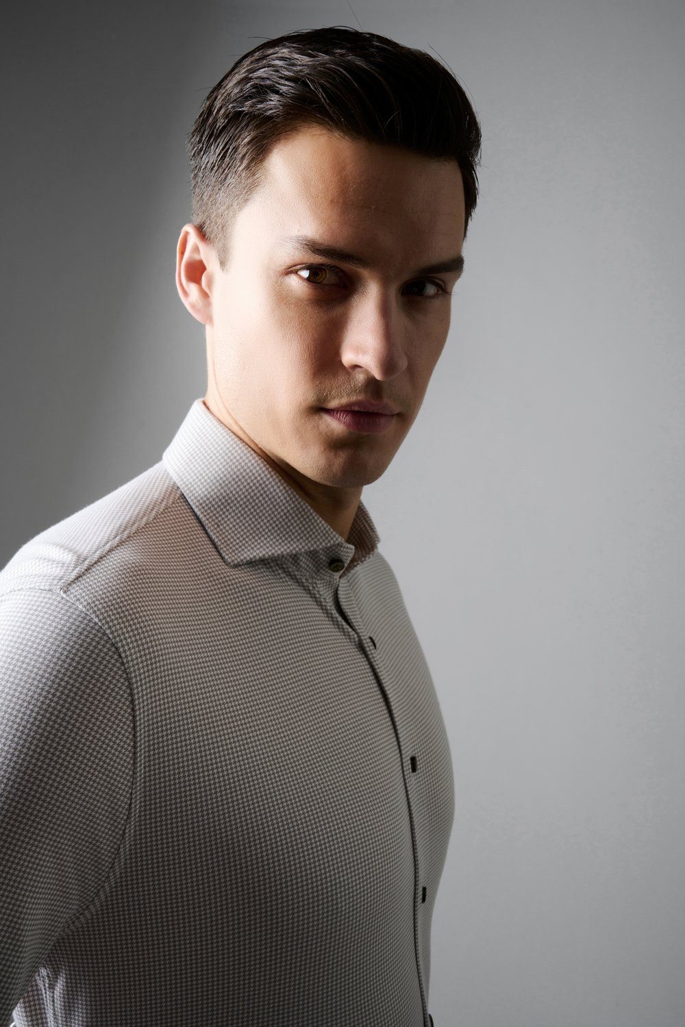 DESOTO Langarmhemd Jerseyhemd Essential Hai langarm Flexibler Stretch