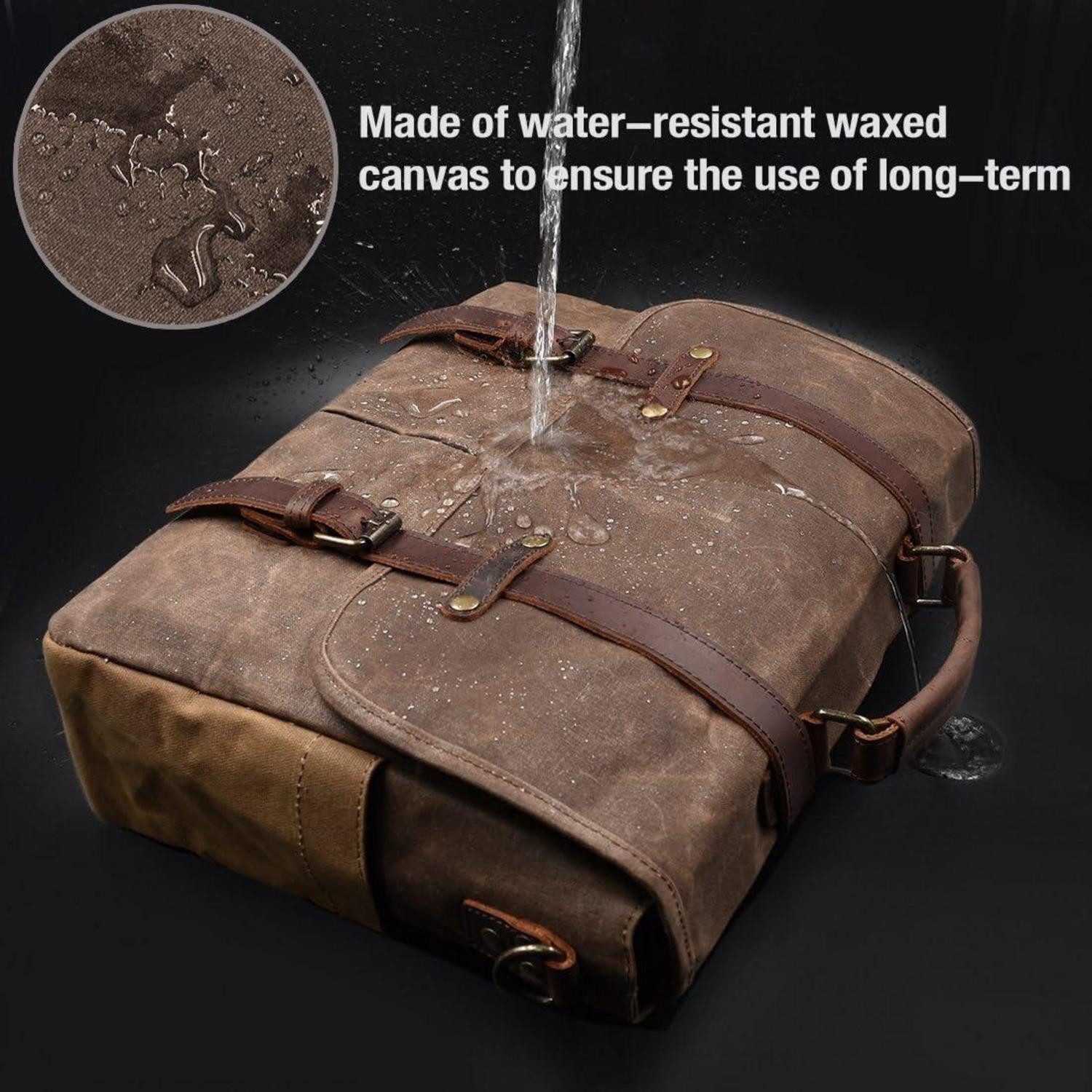 LuxusKollektion Messenger Bag Herren Umhängetasche Laptoptasche günstig online kaufen
