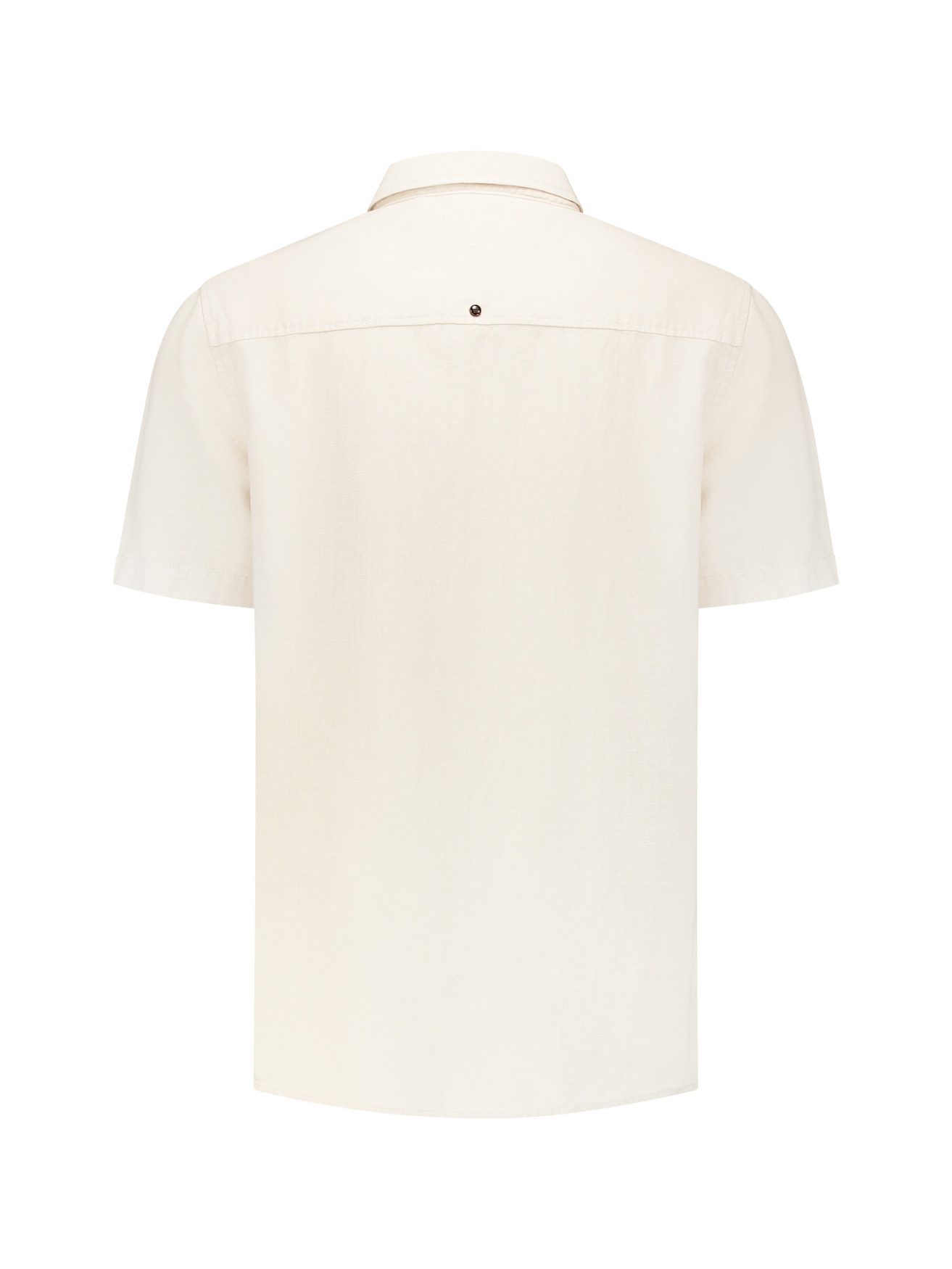 NO EXCESS Leinenhemd Shirt Short Sleeve With Linen, Garm - Freizeithemd - Hemd Herren