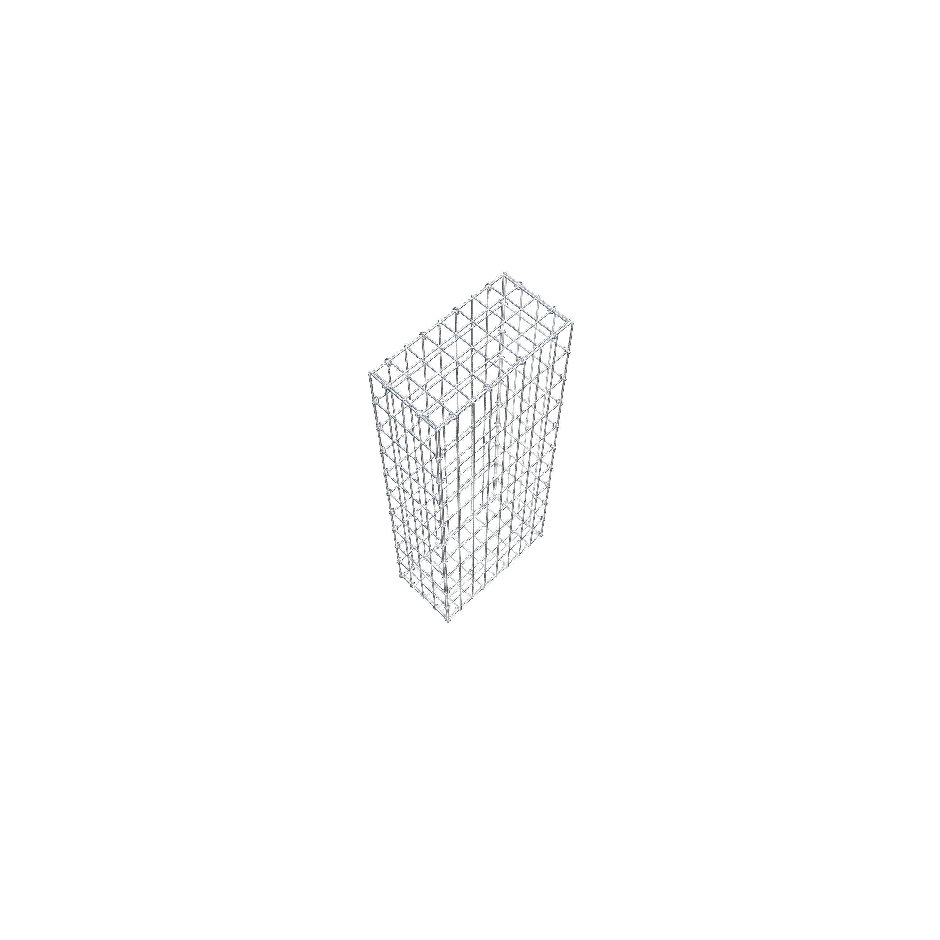 Thumbnail - Gabiona Gabionenzaun Gabione 100 cm x 20 cm x 40 cm (L x H x T), Maschenweite 5 cm x 10, (Gabione 100 cm x 20 cm x 40 cm...