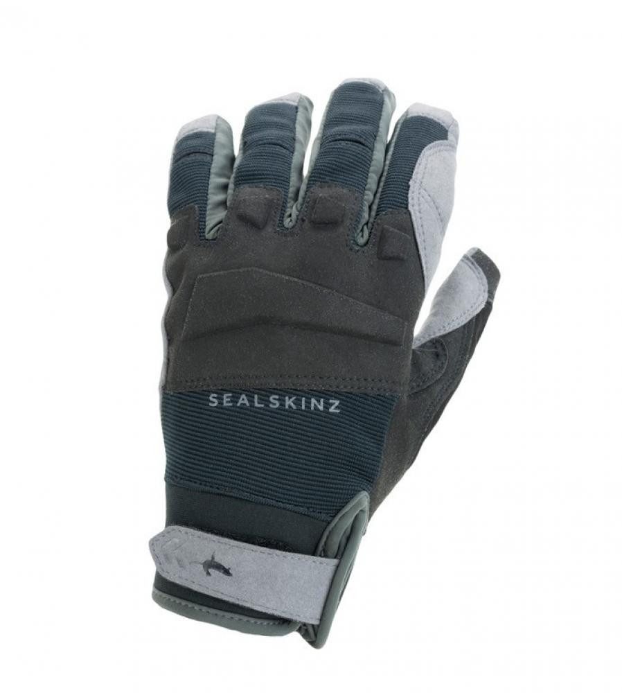 Sealskinz Fahrradhandschuhe SealSkinz Handschuhe All Weather MTB schwarz grau Größe S