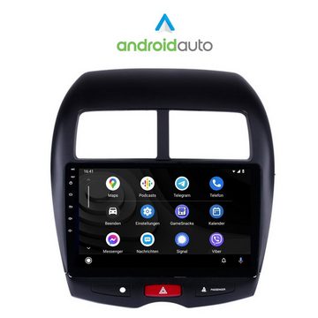 TAFFIO Für Mitsubishi ASX Peugeot 4008 10" Touch Android Autoradio CarPlay Einbau-Navigationsgerät
