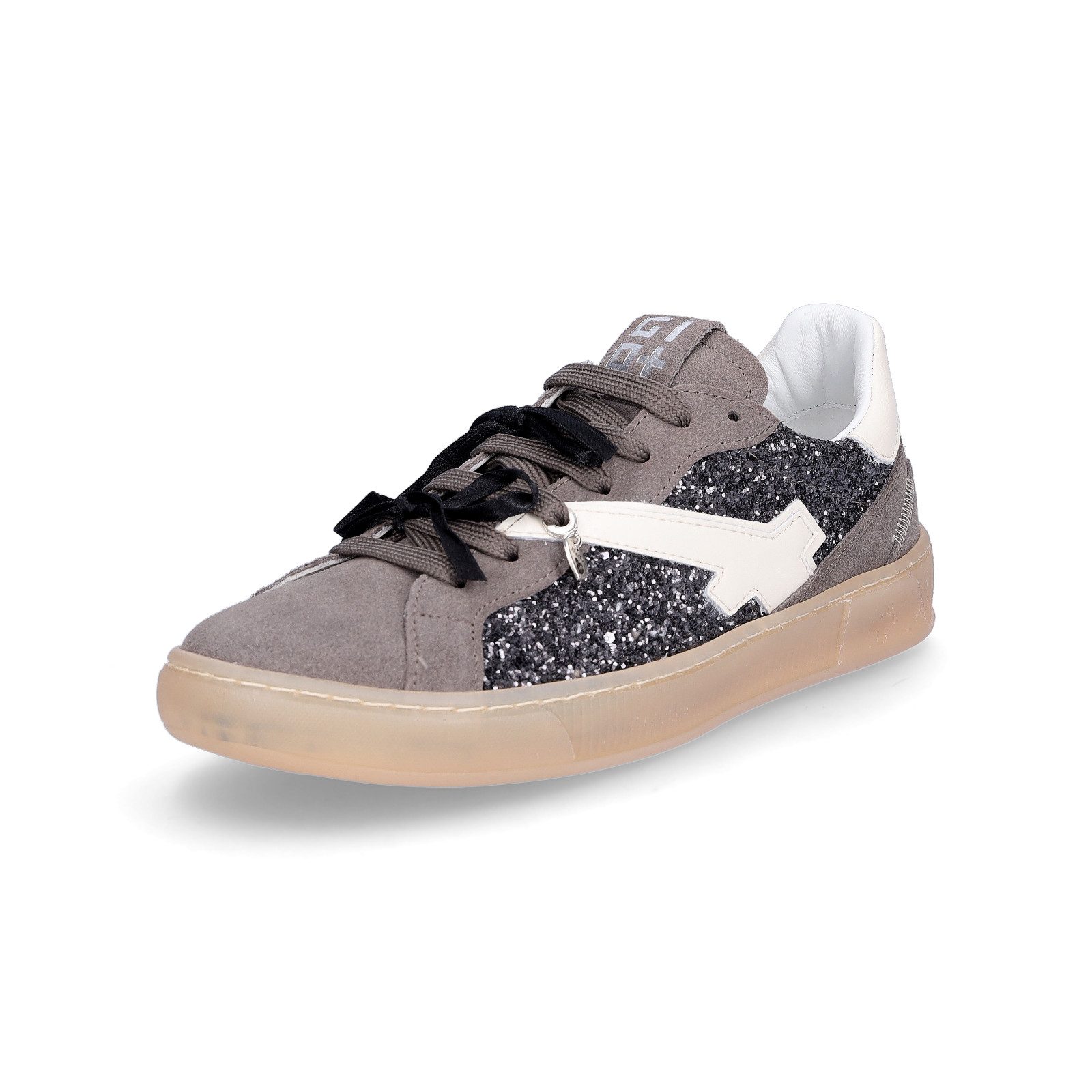 Gio+ Gio+ Damen Sneaker grau Glitzer günstig online kaufen