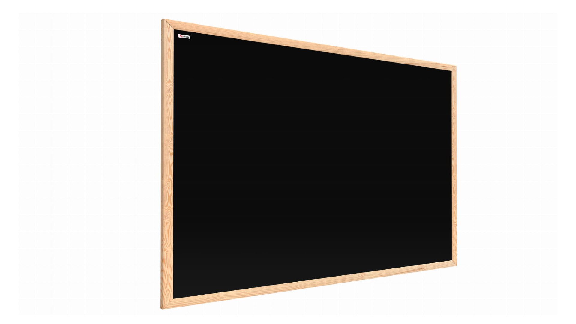 ALLboards Tafel Schwarze Magnetische Kreidetafel Naturholzrahmen günstig online kaufen