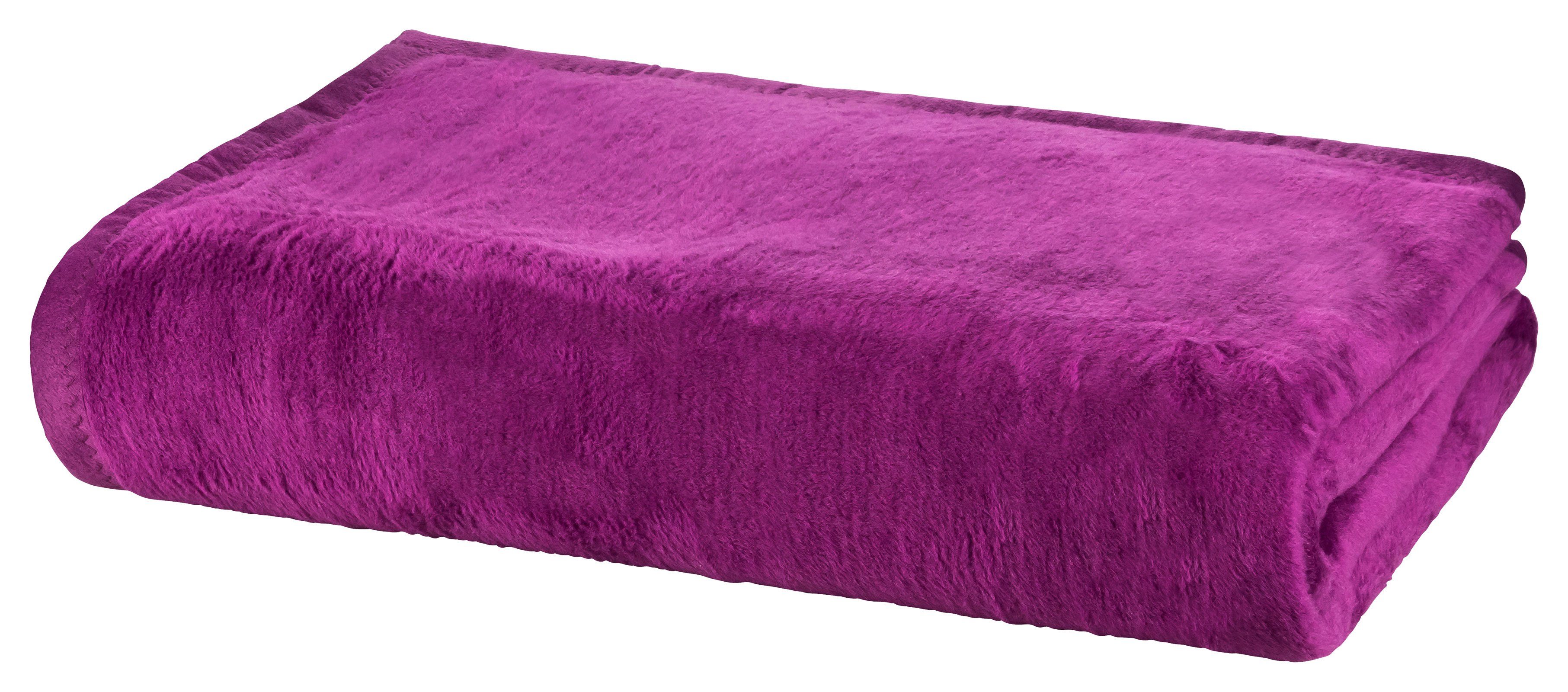 Wohndecke MOON Luxus Kuscheldecke Wolldecke 150x200/220x240, MOON Heimtexti günstig online kaufen