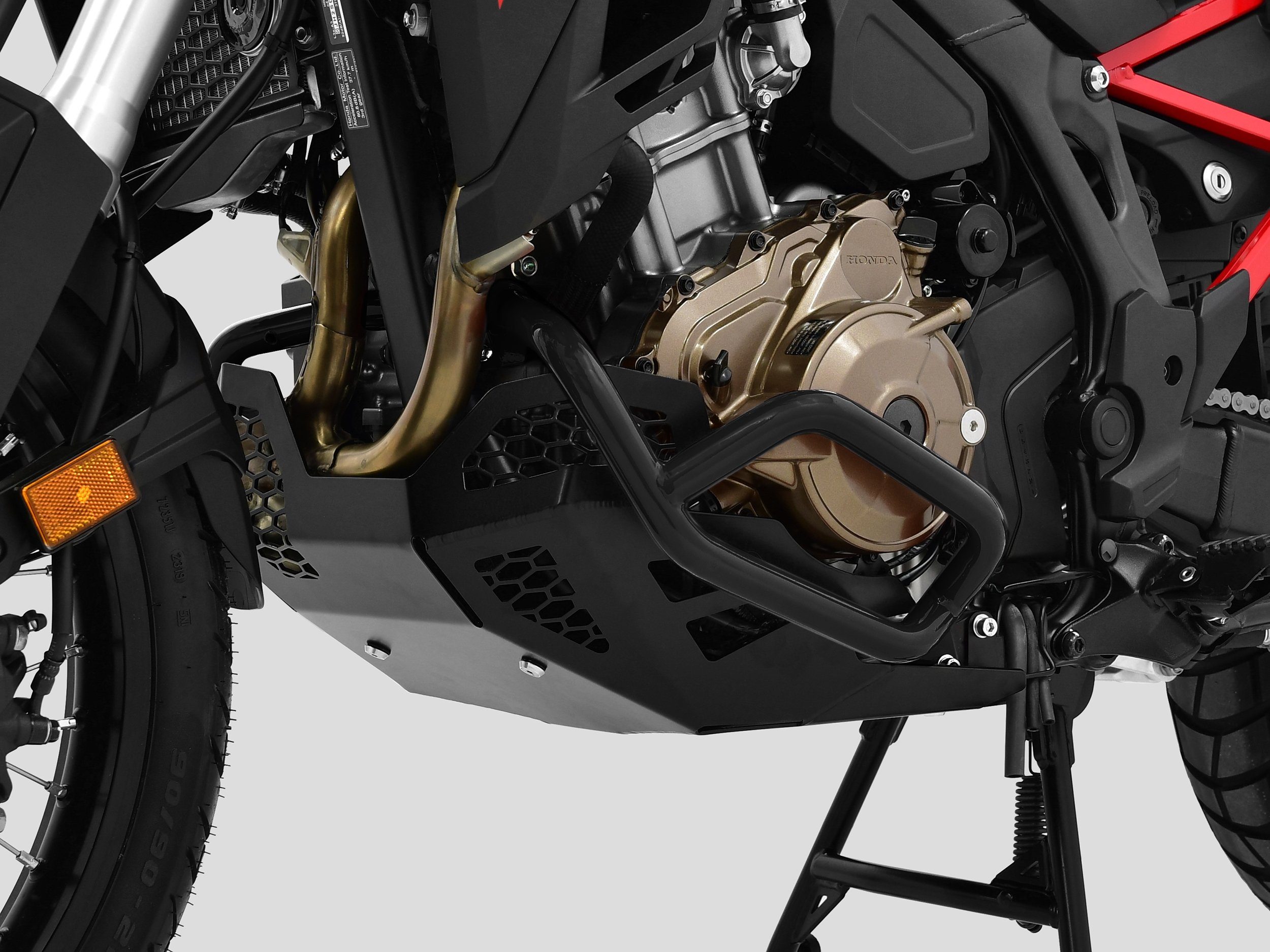 Motor-Schutzhülle Sturzbügel kompatibel mit Honda CRF 1100 L Africa Twin schwarz