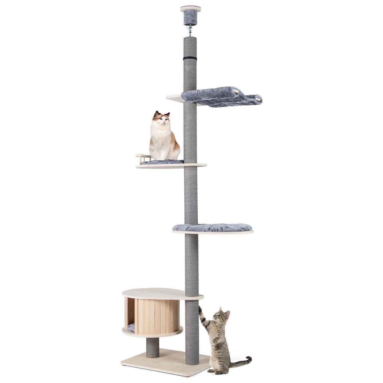 LuxusKollektion Kratzbaum Kratzbaum 5-stufig höhenverstellbar