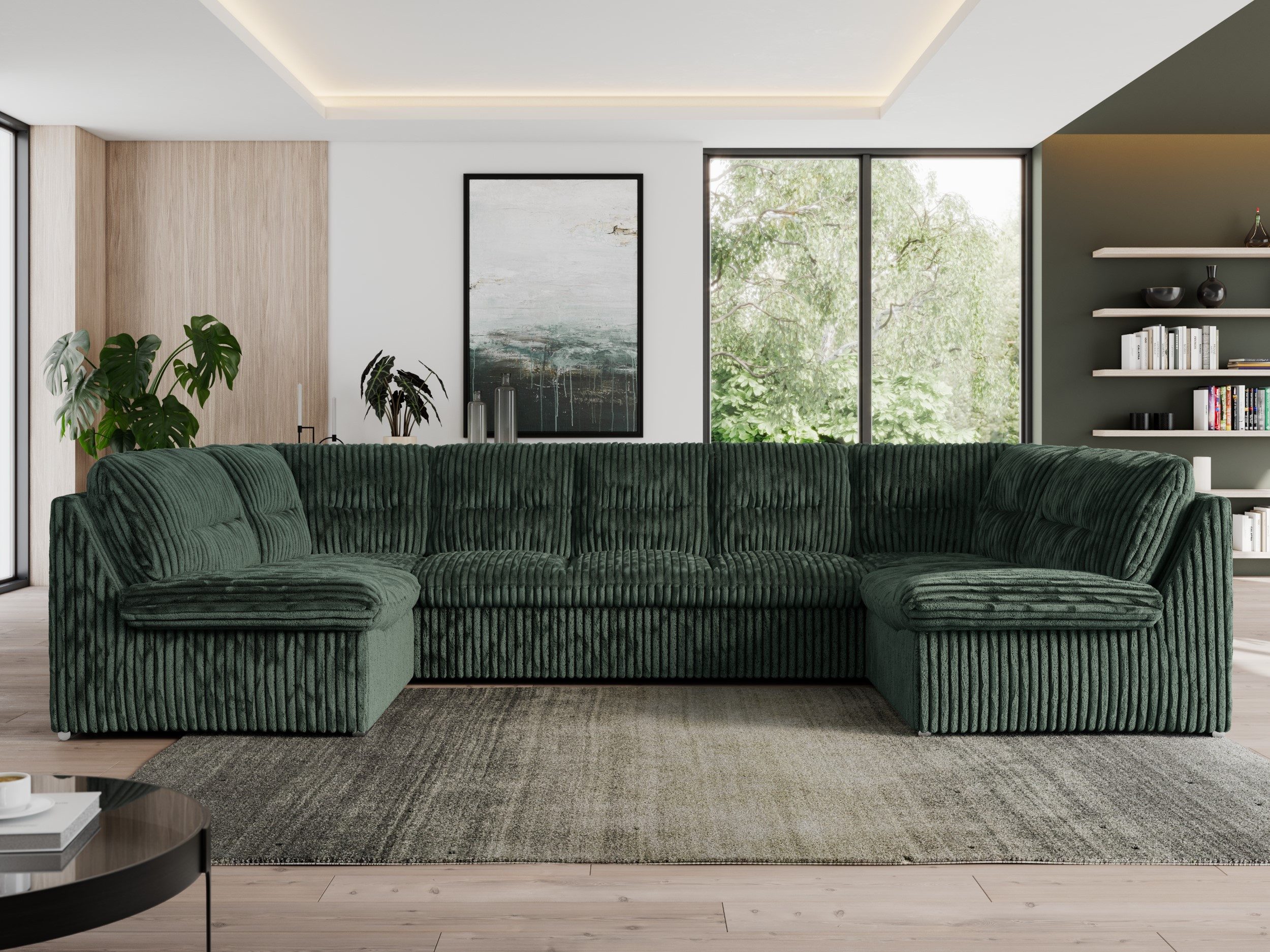 MKS MÖBEL Ecksofa MORBIDO U, Set, Wellenfedern, HR-Schaum, Wohnlandschaft X günstig online kaufen