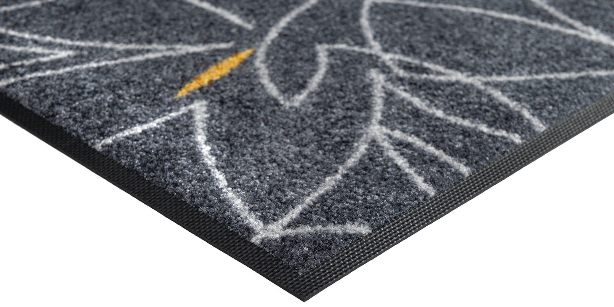 Fußmatte Linostre, wash+dry by Kleen-Tex, Höhe: mm 7 rechteckig