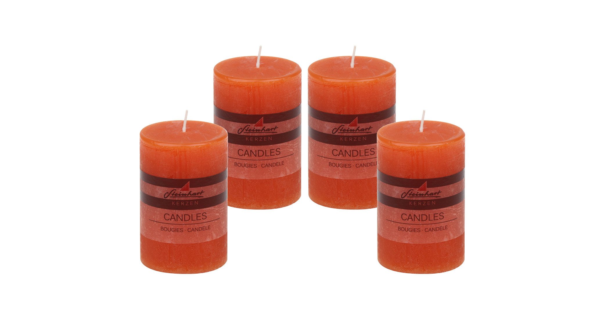 Steinhart Kerzen Adventskerze 4er Set Adventskranzkerzen "Raureif" Dunkelor günstig online kaufen