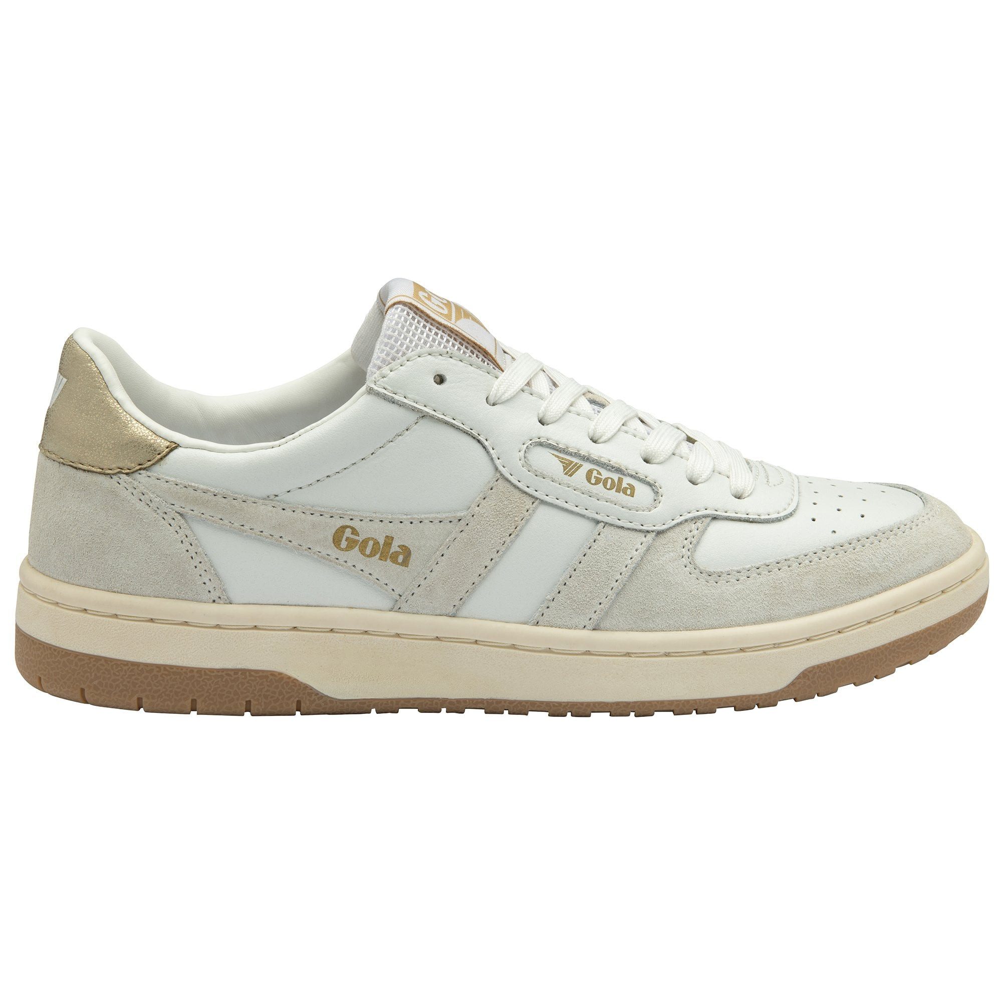 Gola Hawk 2024 weiss/weiss/gold Damen Sneaker günstig online kaufen