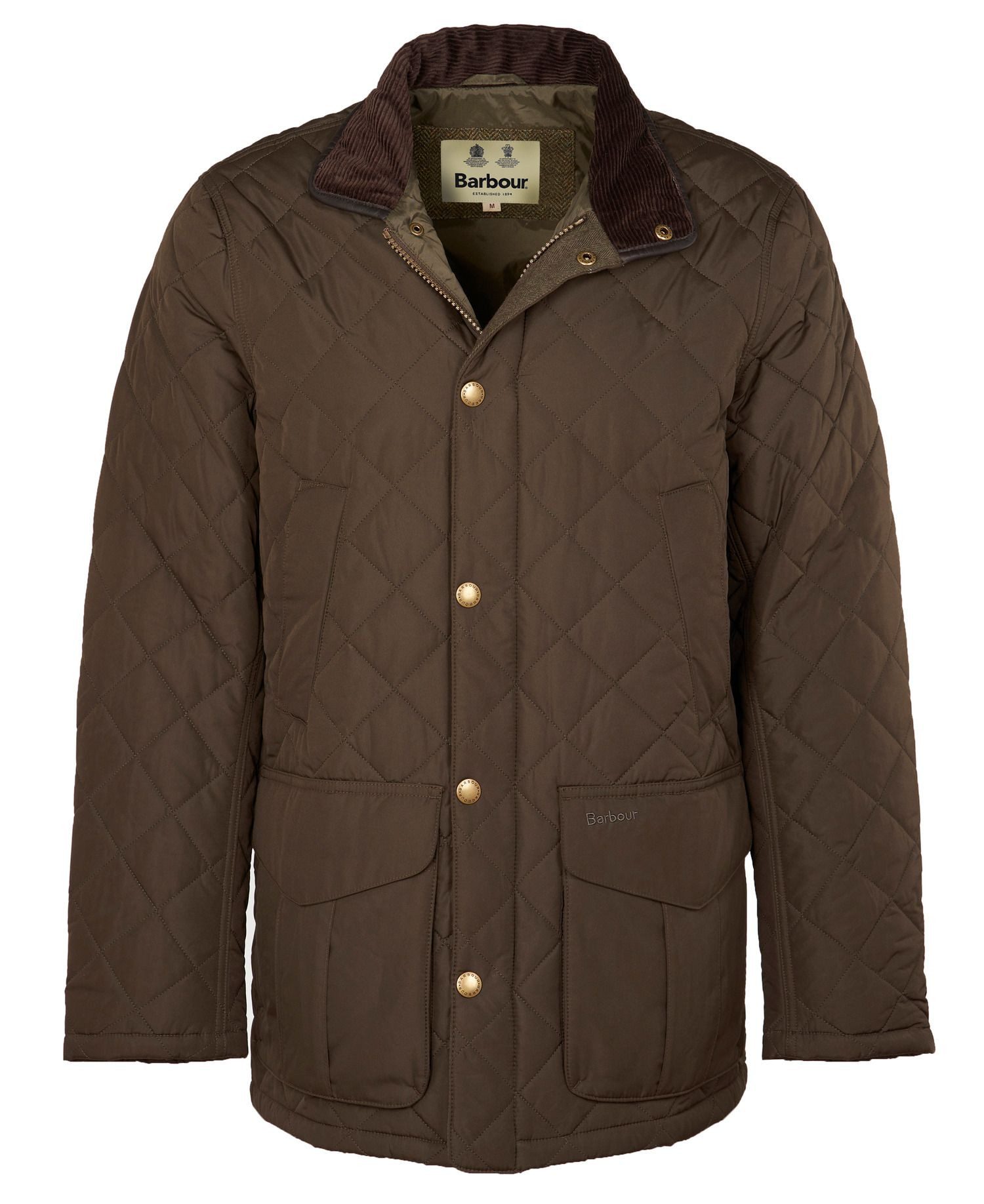Barbour Outdoorjacke BARBOUR Steppjacke Devon Olive