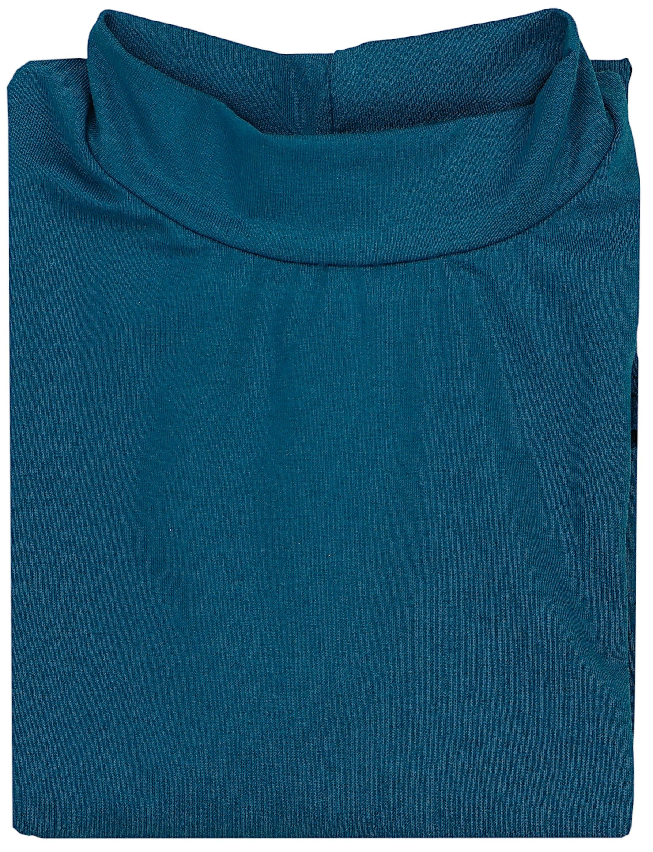 Alkato Rollkragenshirt Alkato Damen Langarm Shirt mit Stehkragen
