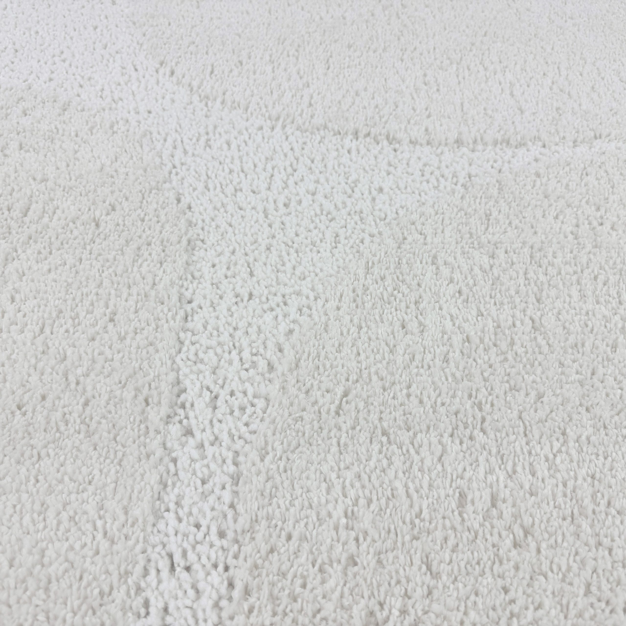 Carpetia Teppich Weicher Hochflor Teppich Pflegeleicht mit modernem 3D-Muster in Creme, rechteckig – Bild 3 von 5