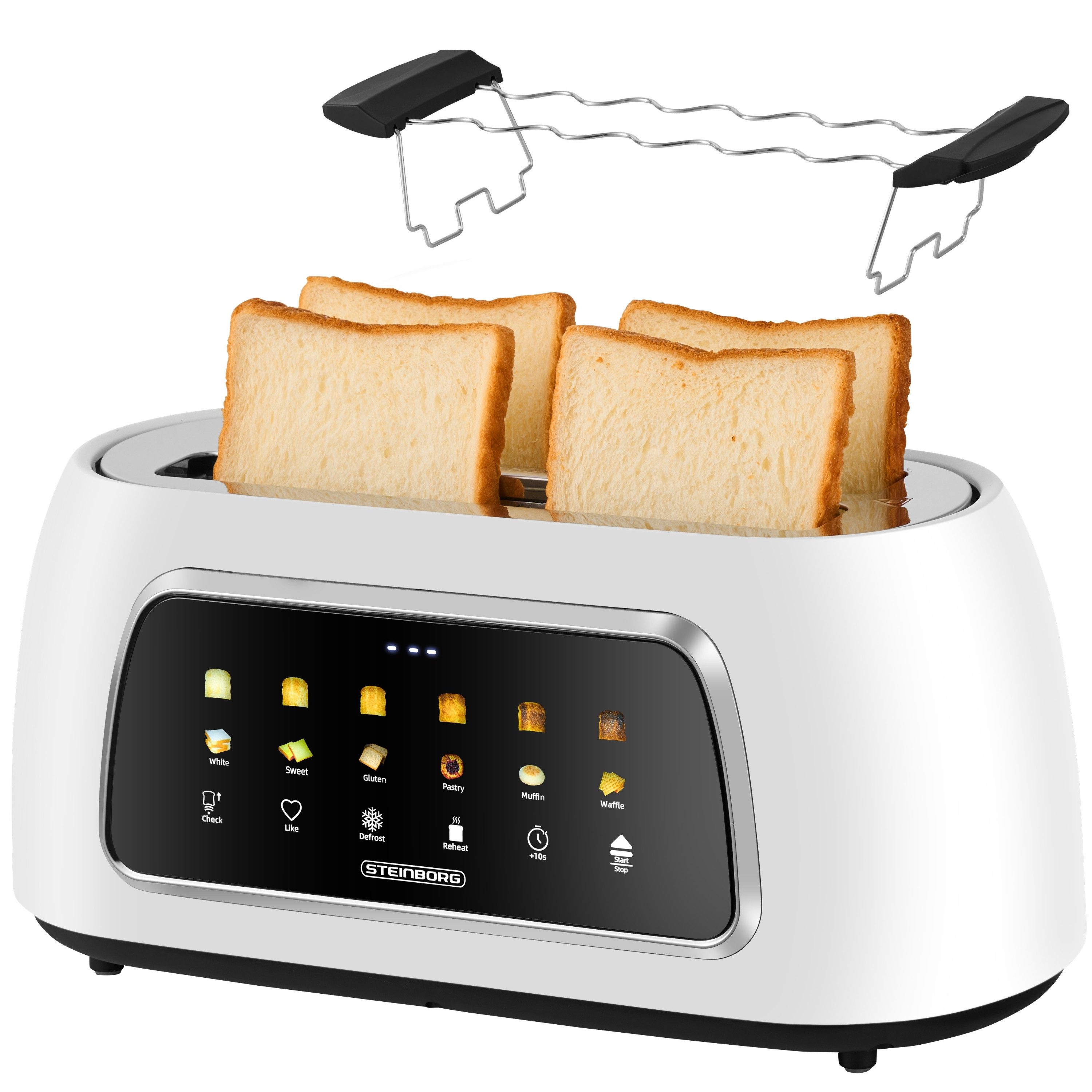 STEINBORG Toaster SB-2217, 1500 W, Display: Farbdisplay