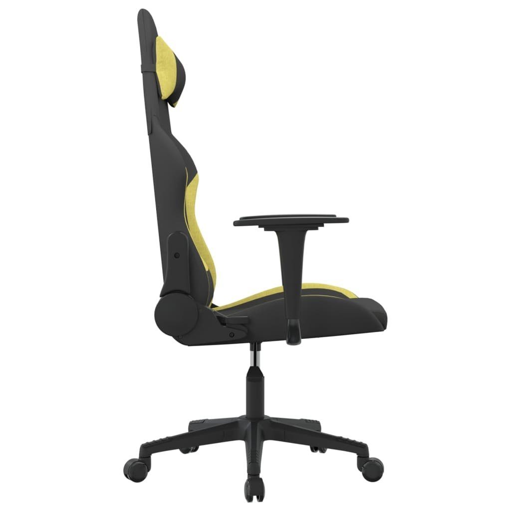 Schwarz (1 Schwarz vidaXL St) und Gaming-Stuhl | Stoff und Hellgrün und Schwarz Hellgrün Hellgrün Gaming-Stuhl