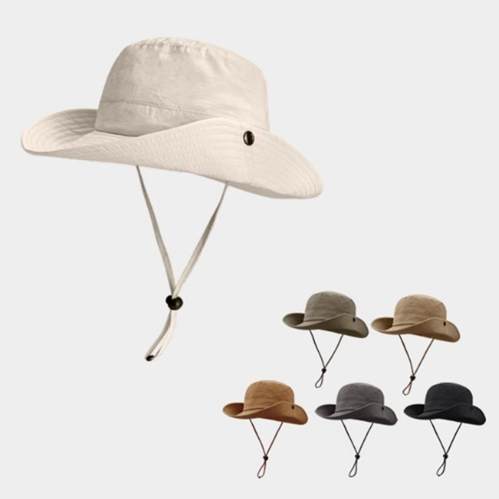 Zaewry Sonnenhut Regenhut Fischerhut Faltbar Tragbar Anglerhut Sommerhut Schnelltrocknender Bucket Hat Für Männer und Frauen