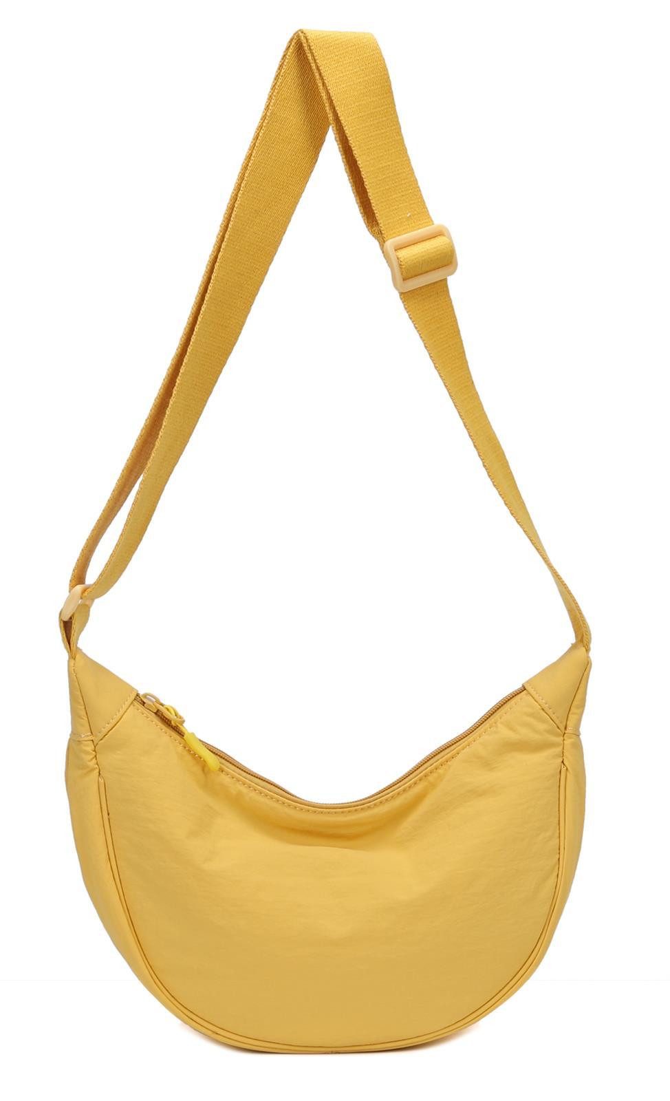 Schultertasche Damen Tasche Runde Brusttasche MOON Bag CrossBody Crossover Nylon