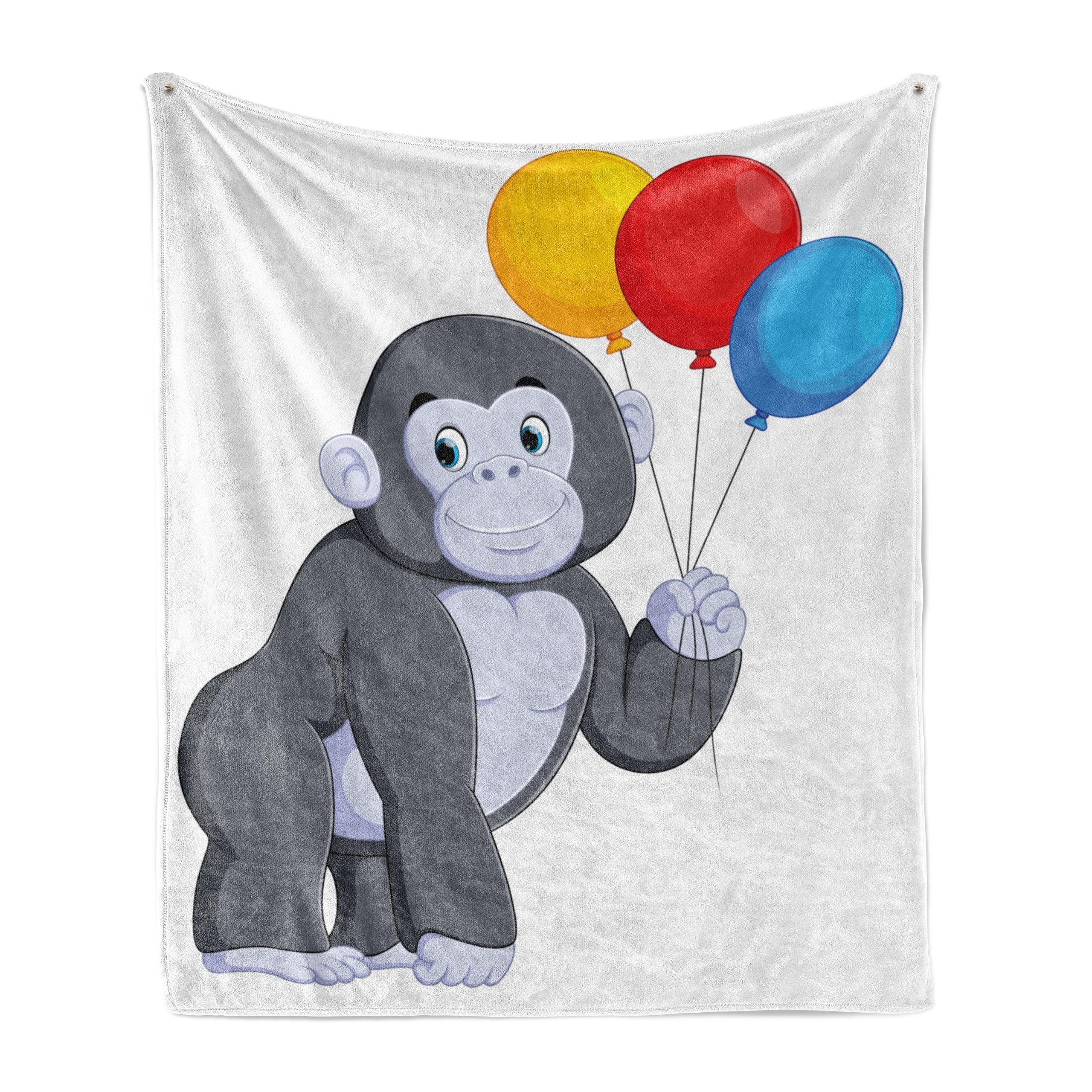 Gemütlicher den und Abakuhaus, Plüsch Bunte Innen- Ballone für Wohndecke Gorilla Außenbereich,