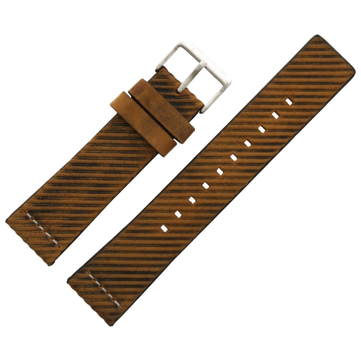 BOSS Uhrenarmband 22mm Leder Braun 659302741