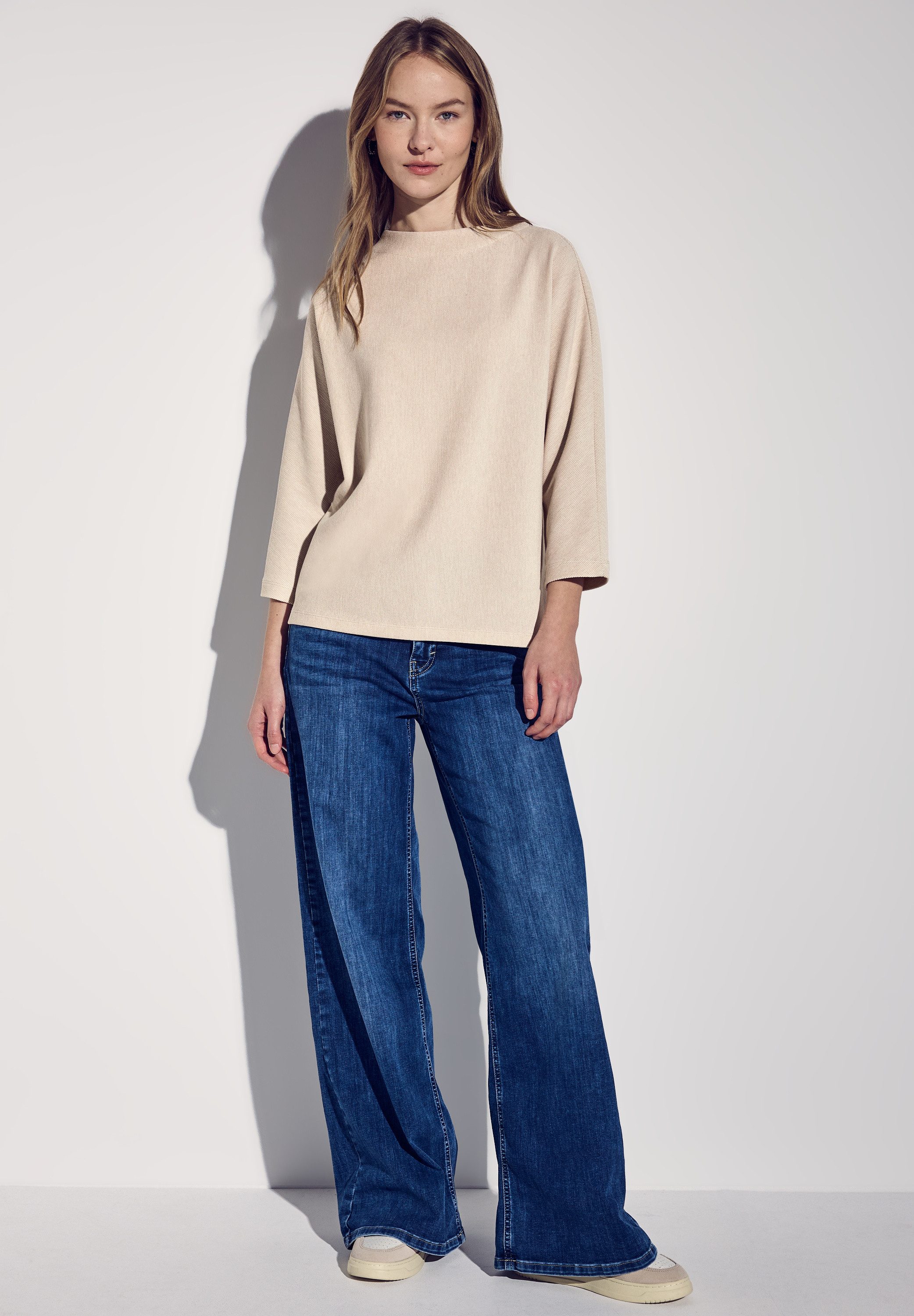 STREET ONE 3/4-Arm-Shirt mit 3/4 Ärmeln