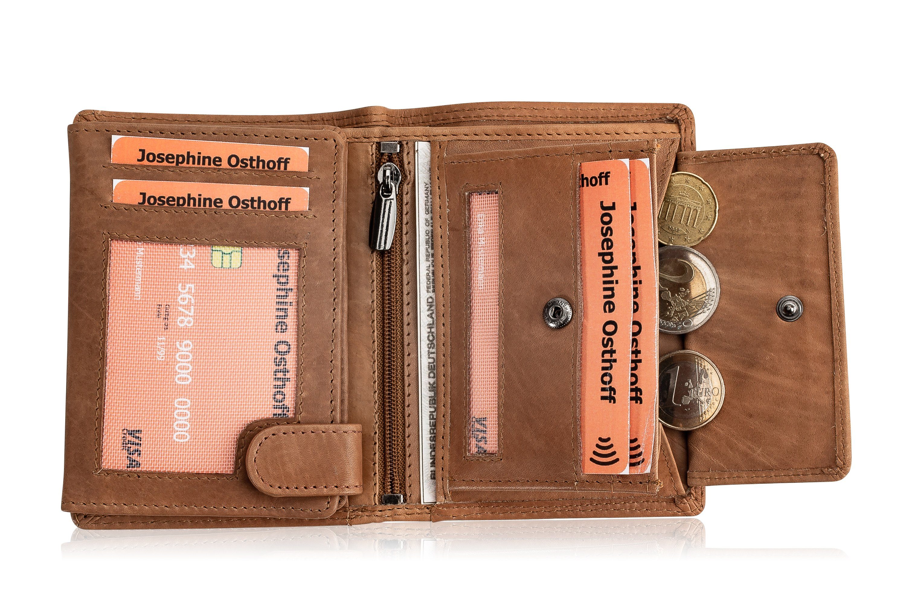 Osthoff Josephine safari Cash Brieftasche Geldbörse