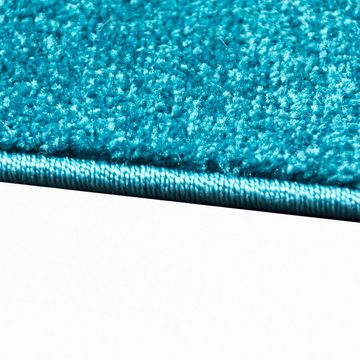 Kinderteppich Waldtier-Teppich in Blau Ein gemütliches Highlight, Carpetia, rechteckig