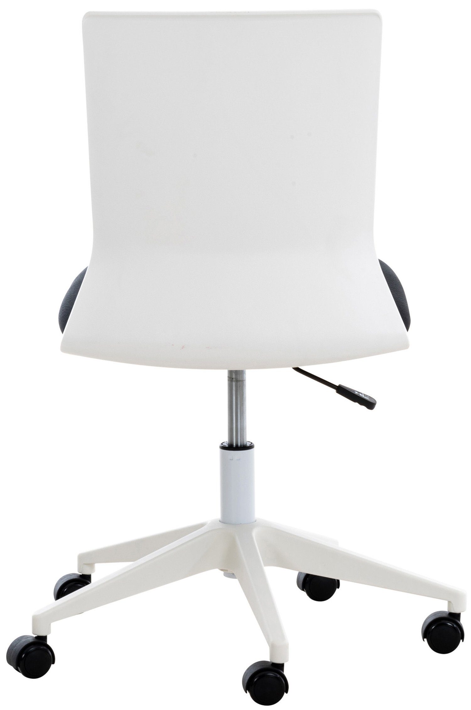 TPFLiving Bürostuhl Apollo mit bequemer schwarz weiß drehbar Stoff 360° Bürostuhl Kunststoff und Gestell: Sitzfläche: XXL), Rückenlehne höhenverstellbar Chefsessel, Drehstuhl, - - (Schreibtischstuhl
