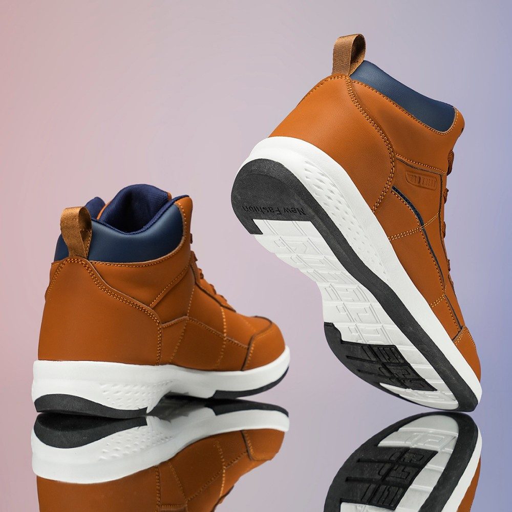 HUSK'SWARE Sneaker (EVA-Zwischensohle TPR-Außensohle, Bequeme Passform,Vielseitig einsetzbar) PU-Obermaterial – Bild 5 von 5