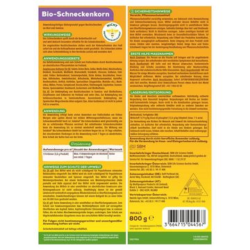 Solabiol Schneckenkorn Bio-Schneckenkorn - 6x 800 g