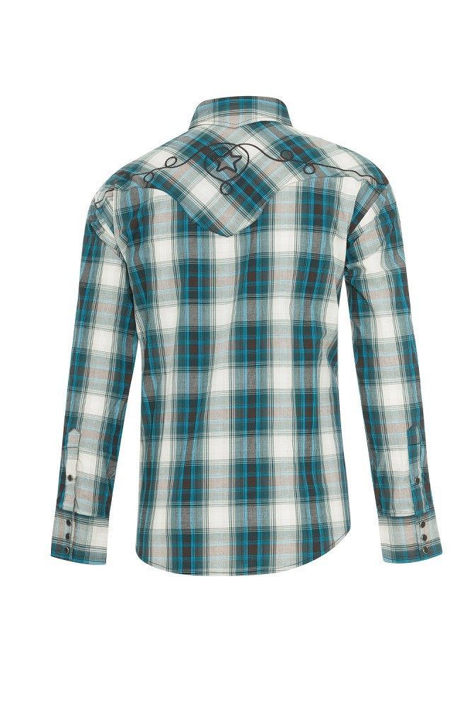 Stars & Stripes Langarmhemd Westernhemd Jeff bestickt günstig online kaufen