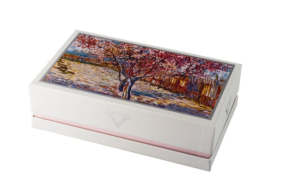 Visconti de van eleganter Pink, Visconti Mauve Kappe Tintenroller Set) (kein Tintenroller Gogh Souvenir