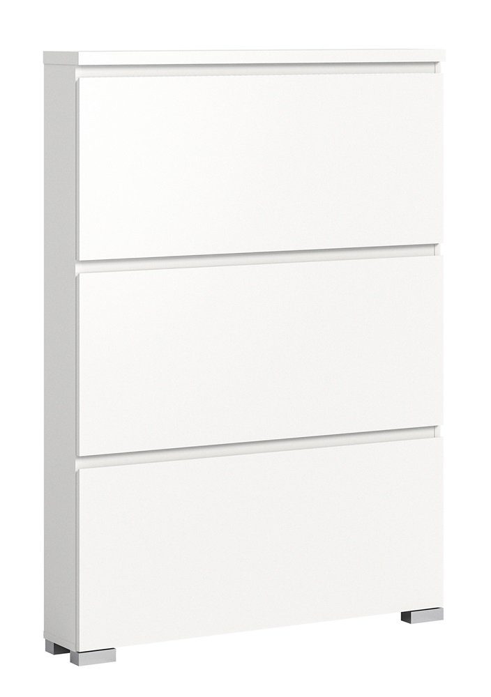xonox.home Schuhschrank Schuhschrank Shoelove, weiß, ohne Beleuchtung 95 cm x 130 cm x 18 cm