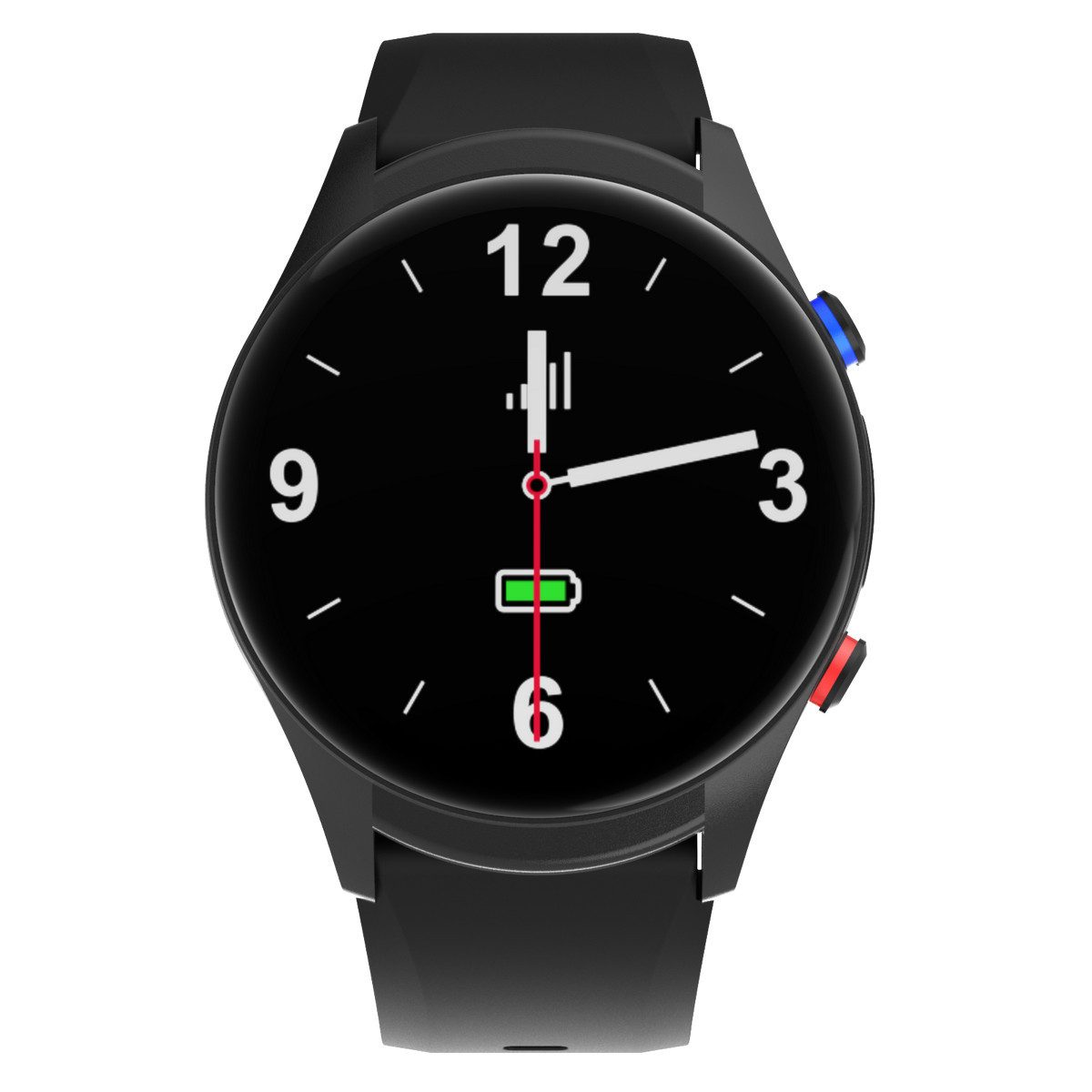 NikuTRAX Krankenpflegeuhr Notrufuhr für Senioren NPC360S mit GeoTRAX Portal