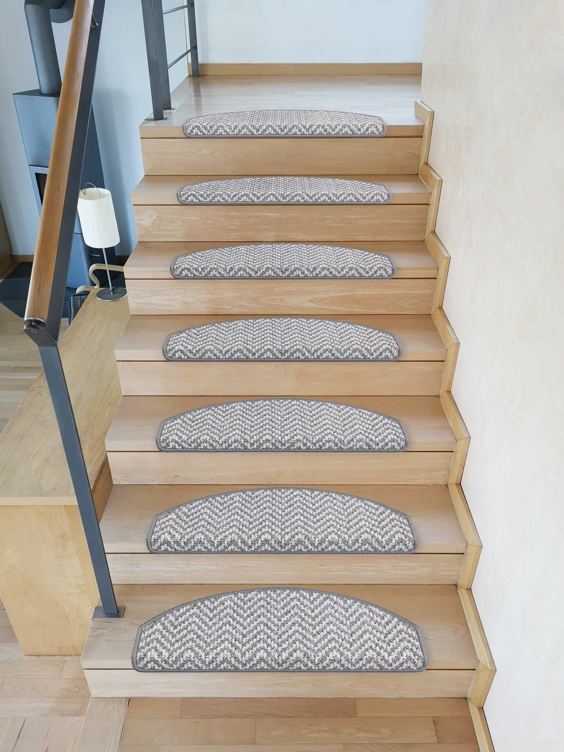 Metzker® Stufenmatte Stufenmatten Amsterdam, halbrund, Höhe: 6 mm, 15 Stück günstig online kaufen