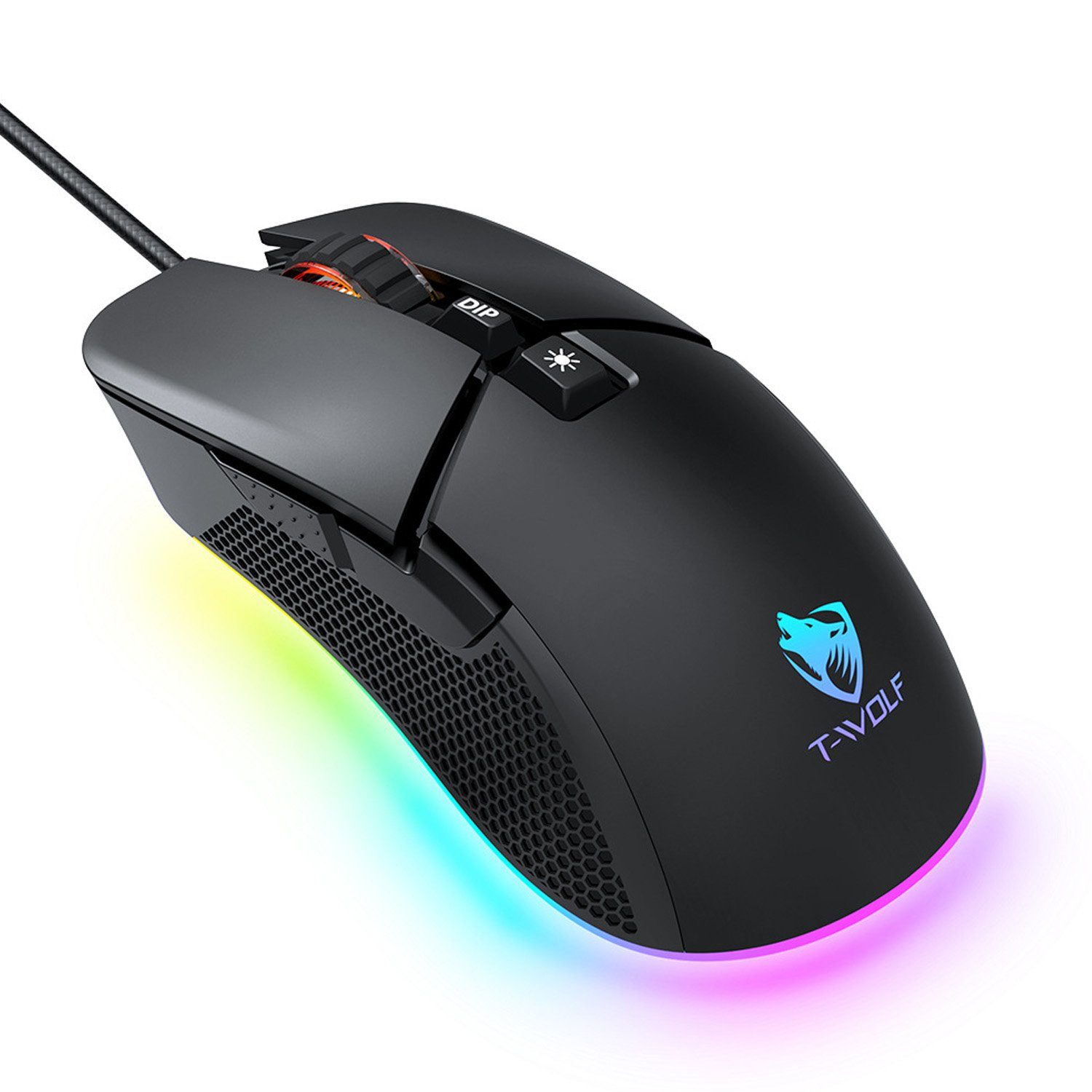 Diida Gaming Maus, kabelgebunden, USB, RGB-Beleuchtung Gaming-Maus (Gaming- Maus (für MAC/Laptop/PC/Notebook)
